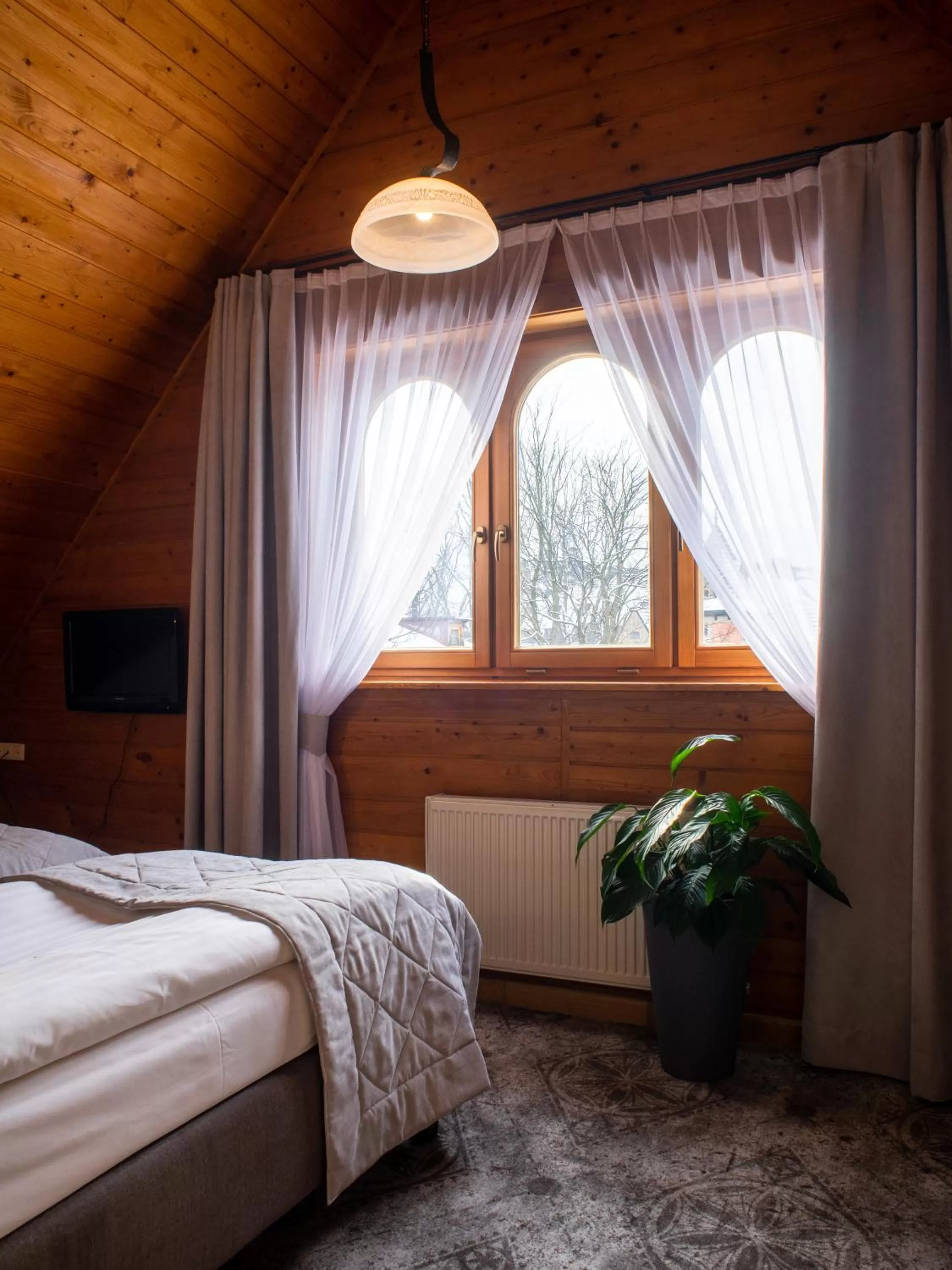 Bed in Hotel Sabała