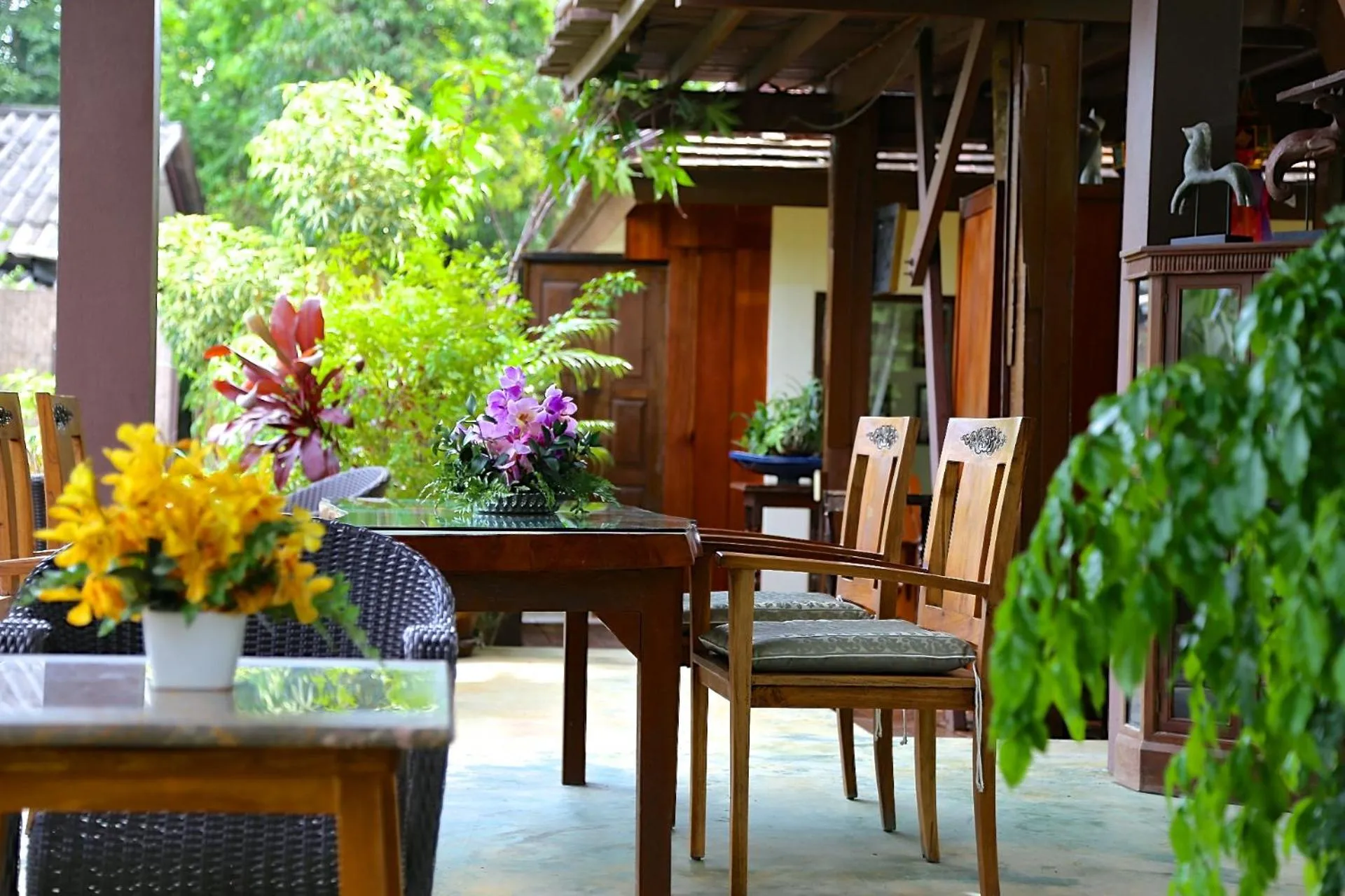 Patio in Oriental Siam Resort - SHA Extra Plus Certified