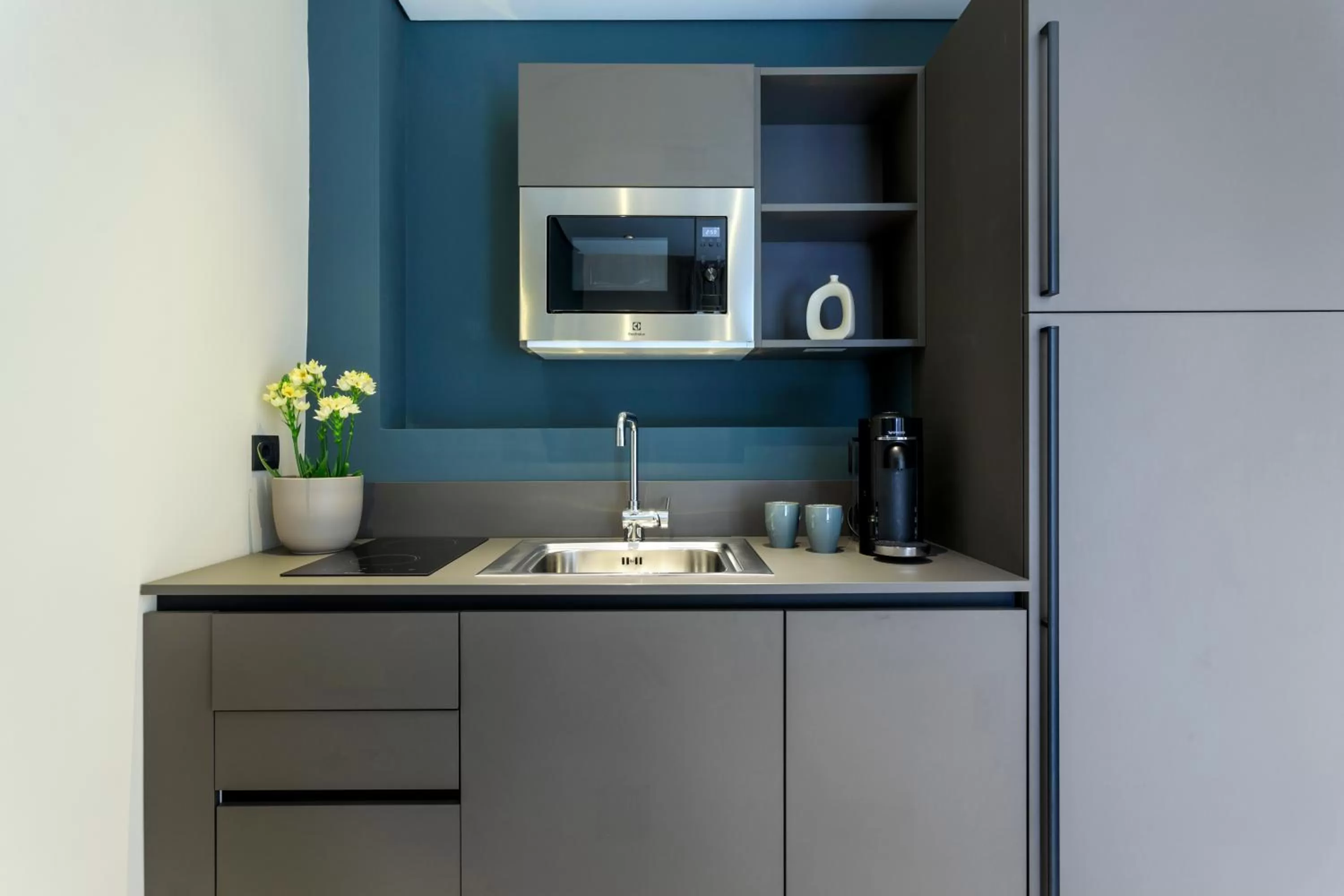 Kitchen or kitchenette in Ollen apartments