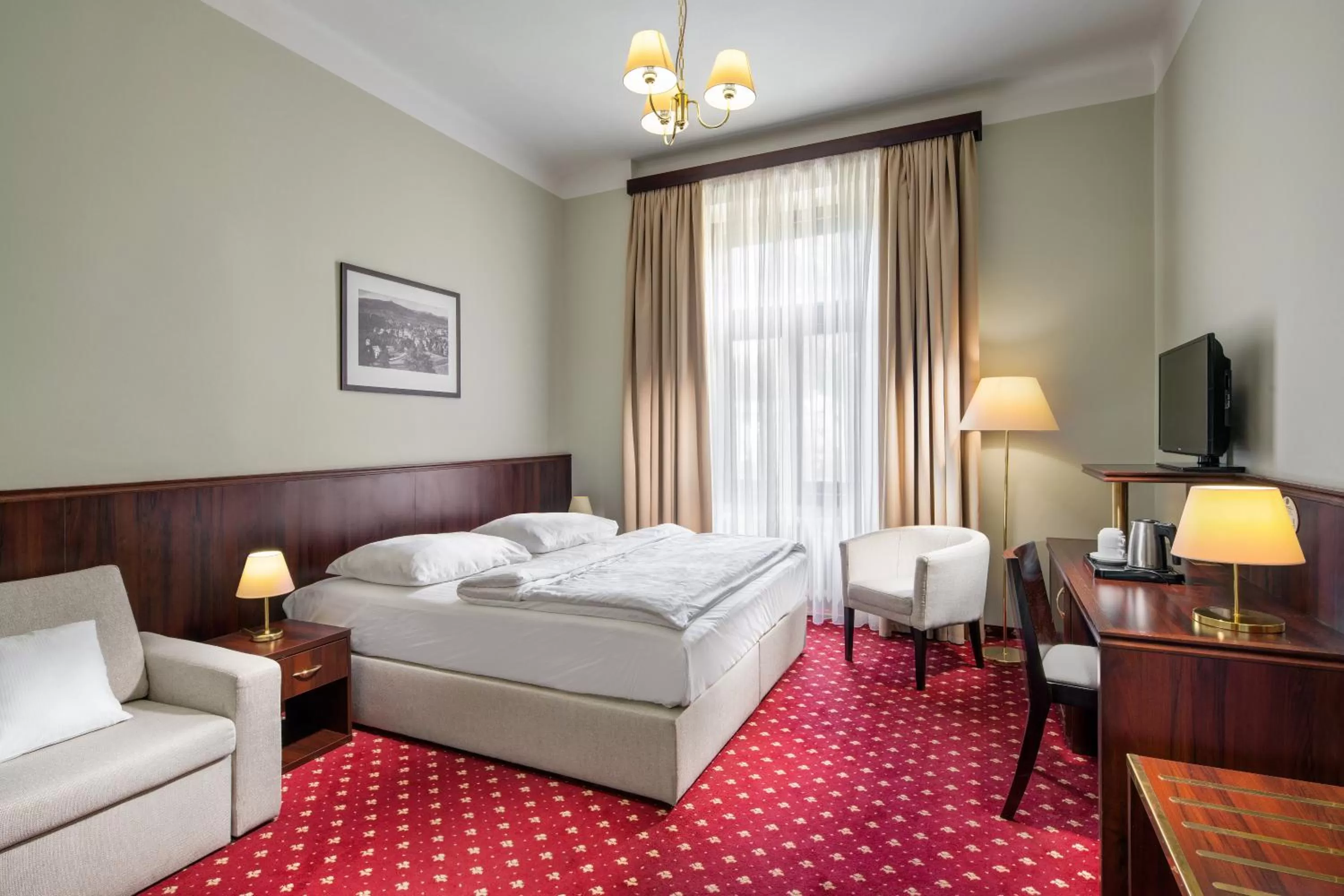 Photo of the whole room, Bed in Clarion Grandhotel Zlaty Lev