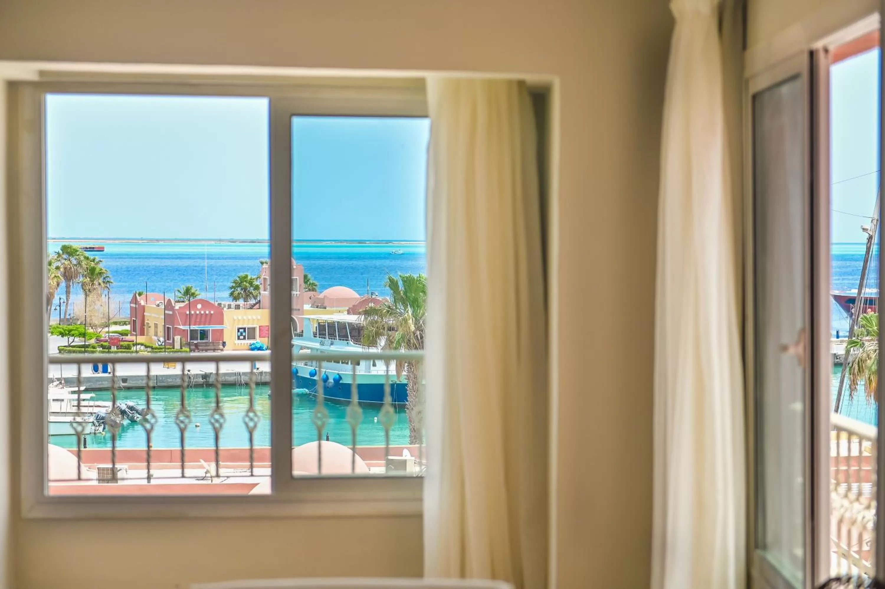 Sea view in The Bay Hotel Hurghada Marina