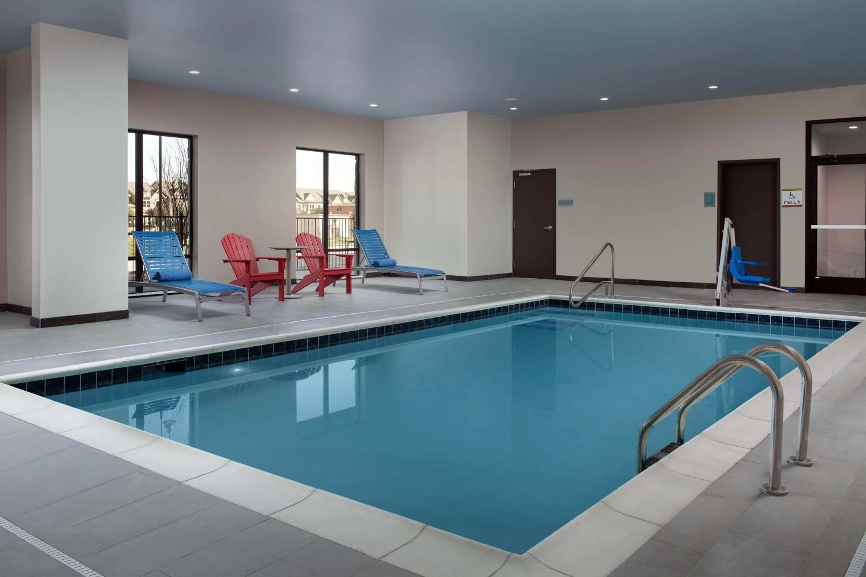 Pool view in Home2 Suites By Hilton Flower Mound Dallas
