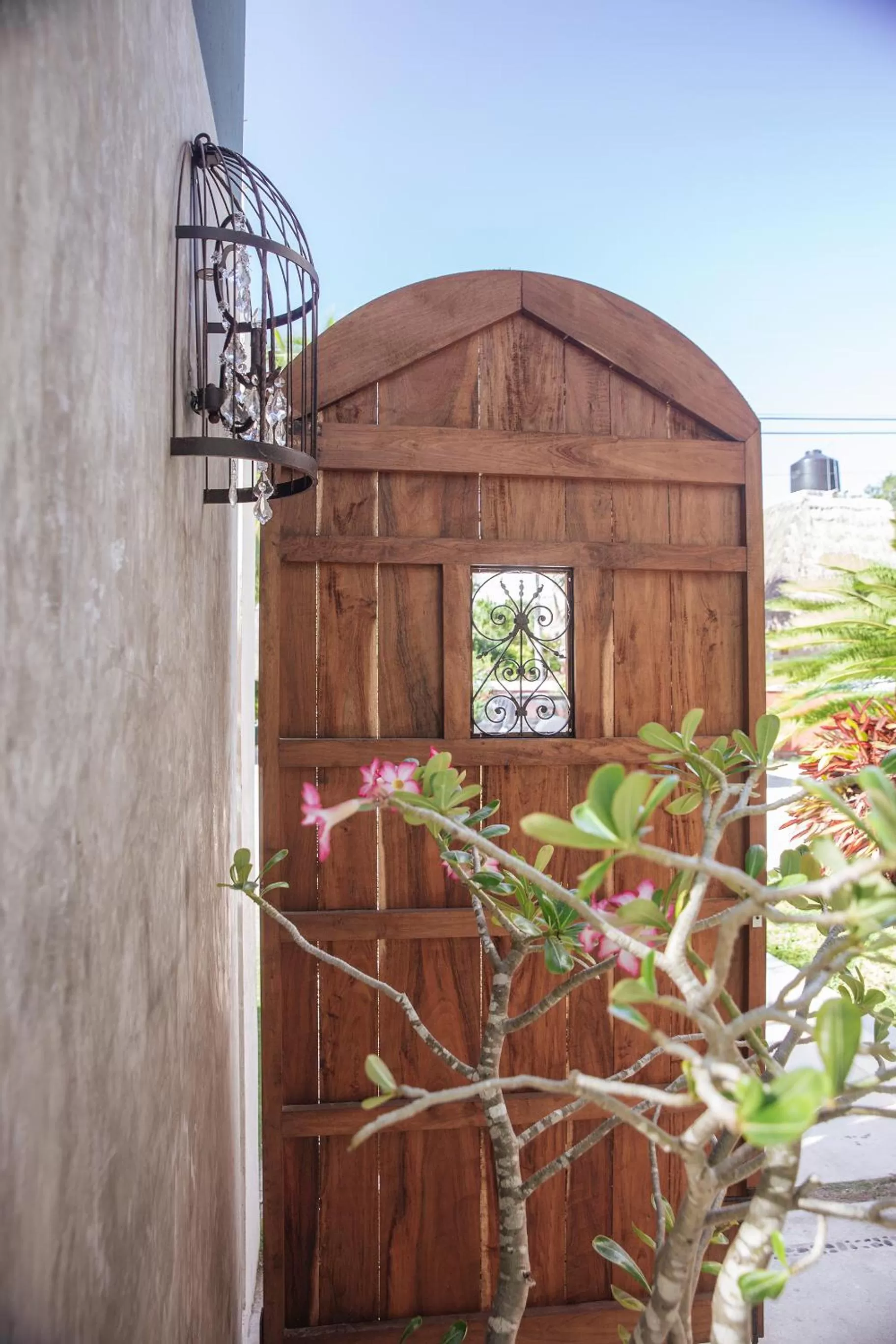 Garden view in Villas H2O