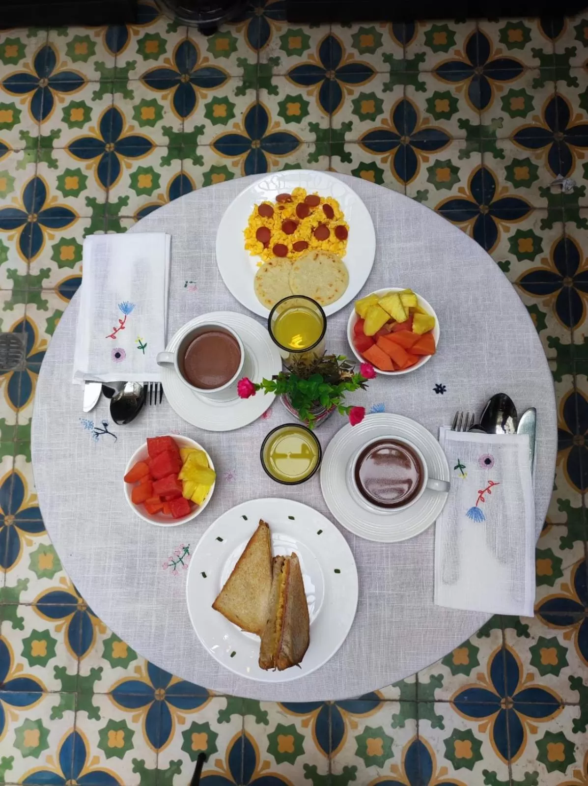 Breakfast in Hotel Boutique Quinta Camacho