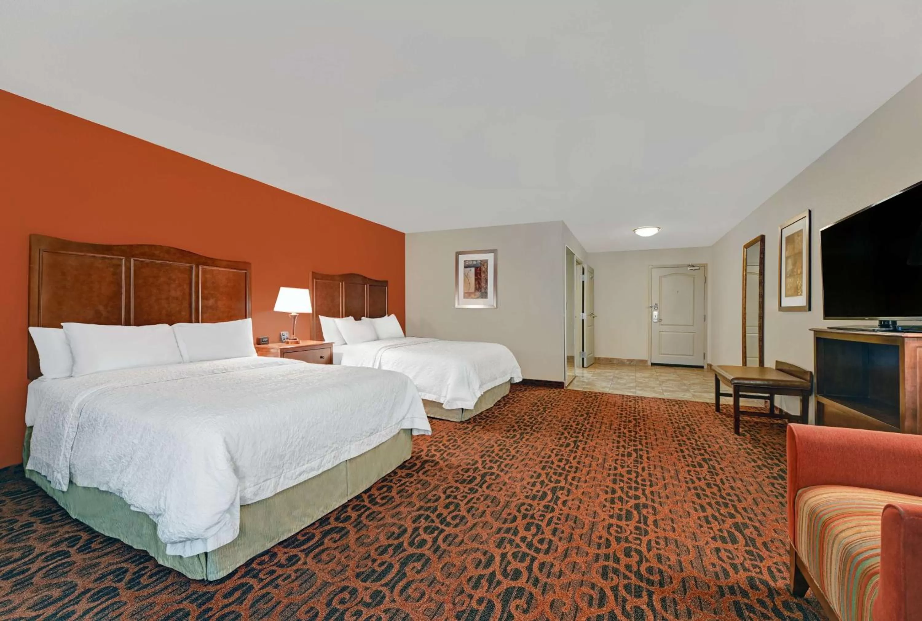 Bed in Hampton Inn Deming