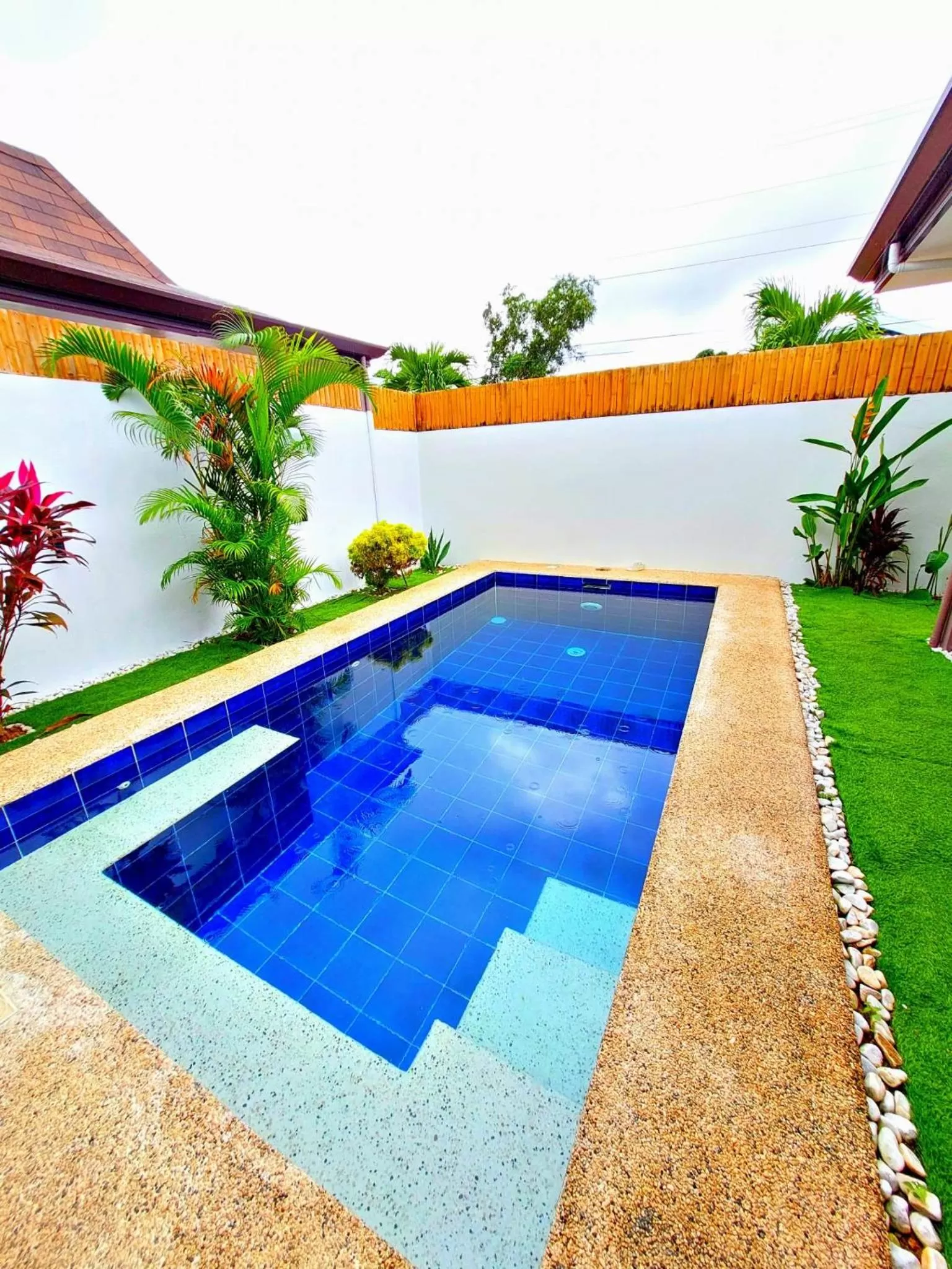 Pool view in Bali Villas Panglao Bohol