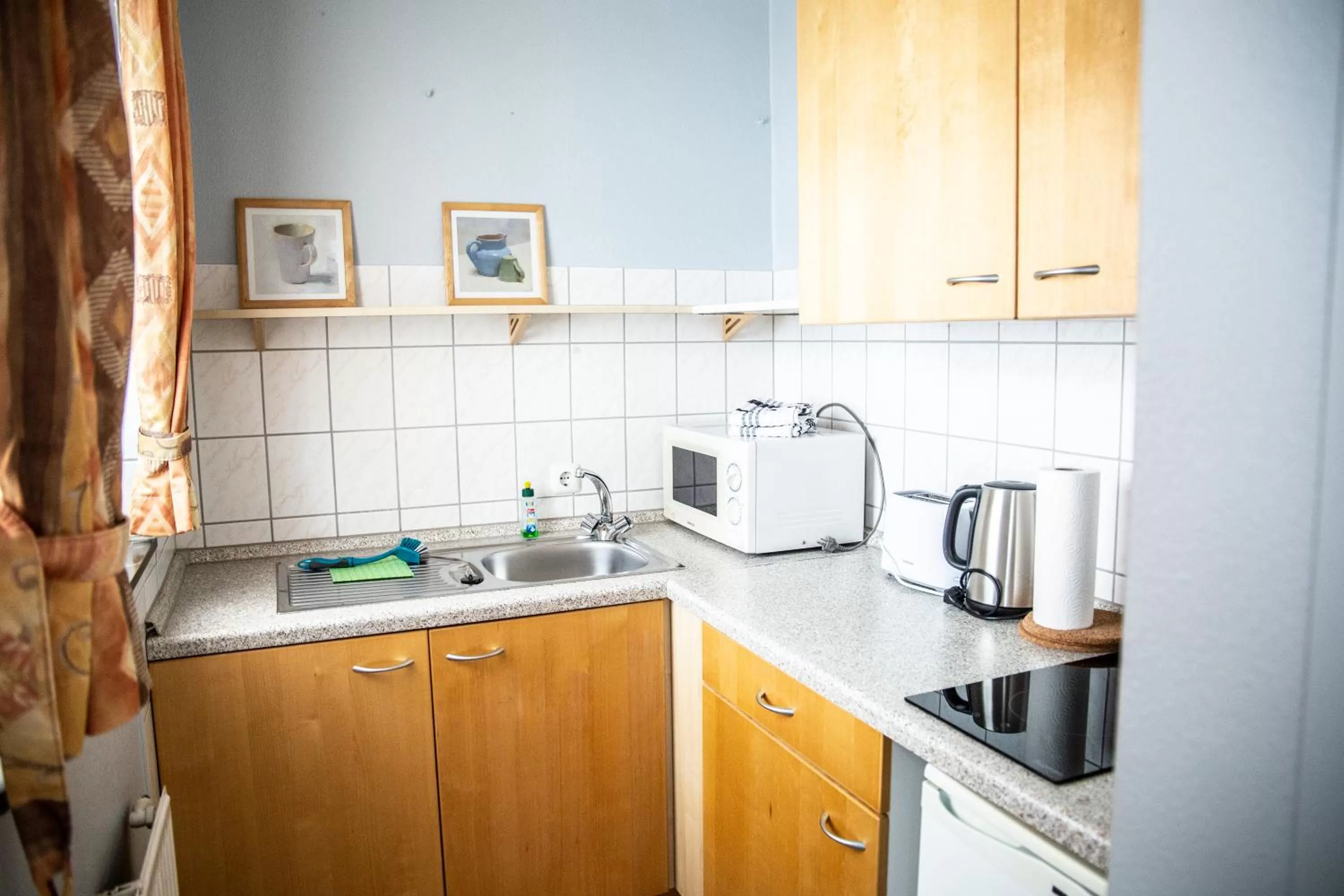 Kitchen or kitchenette in Hotel Tum Stüürmann