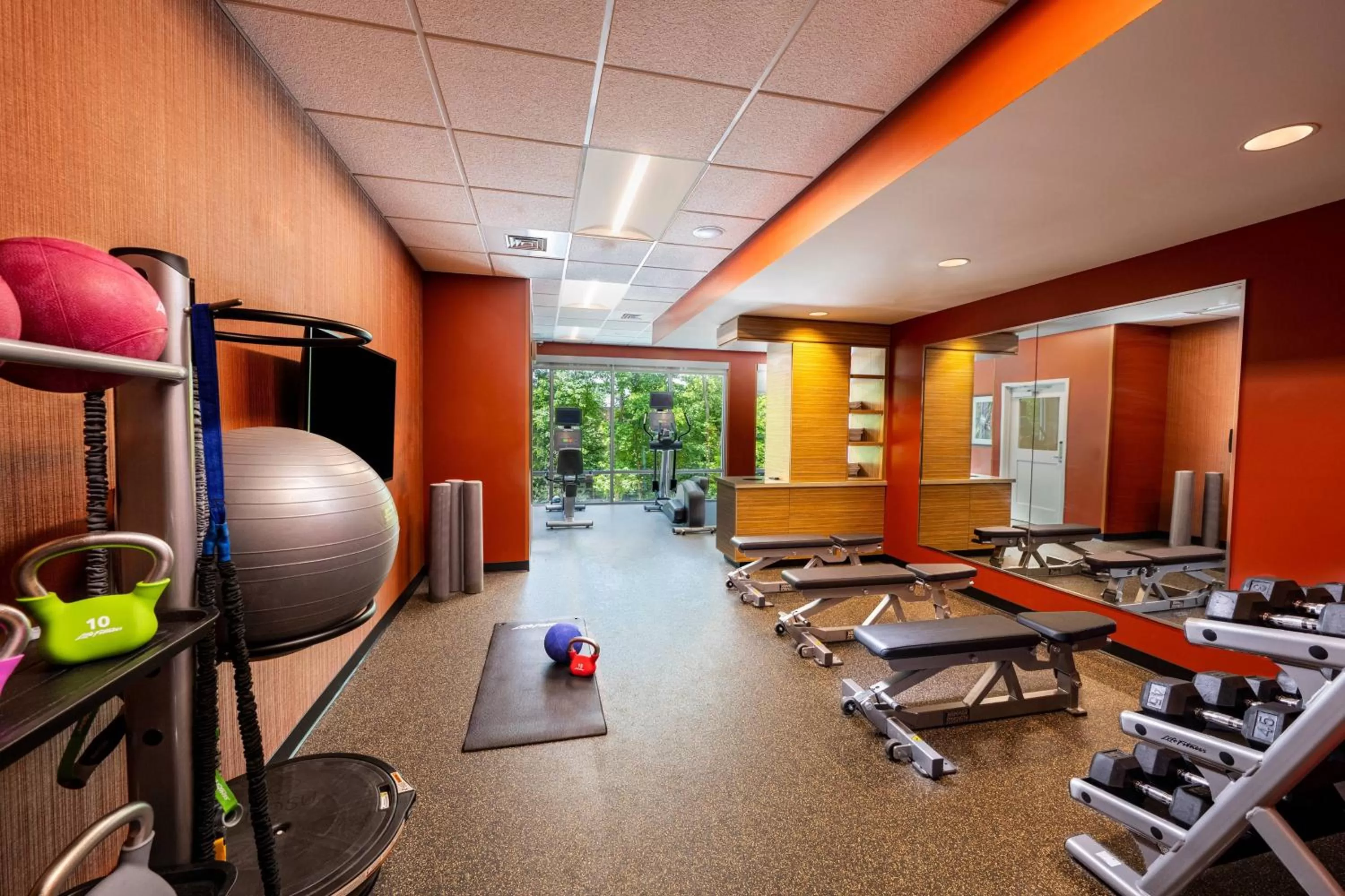 Fitness centre/facilities in TownePlace Suites by Marriott Fort Mill at Carowinds Blvd