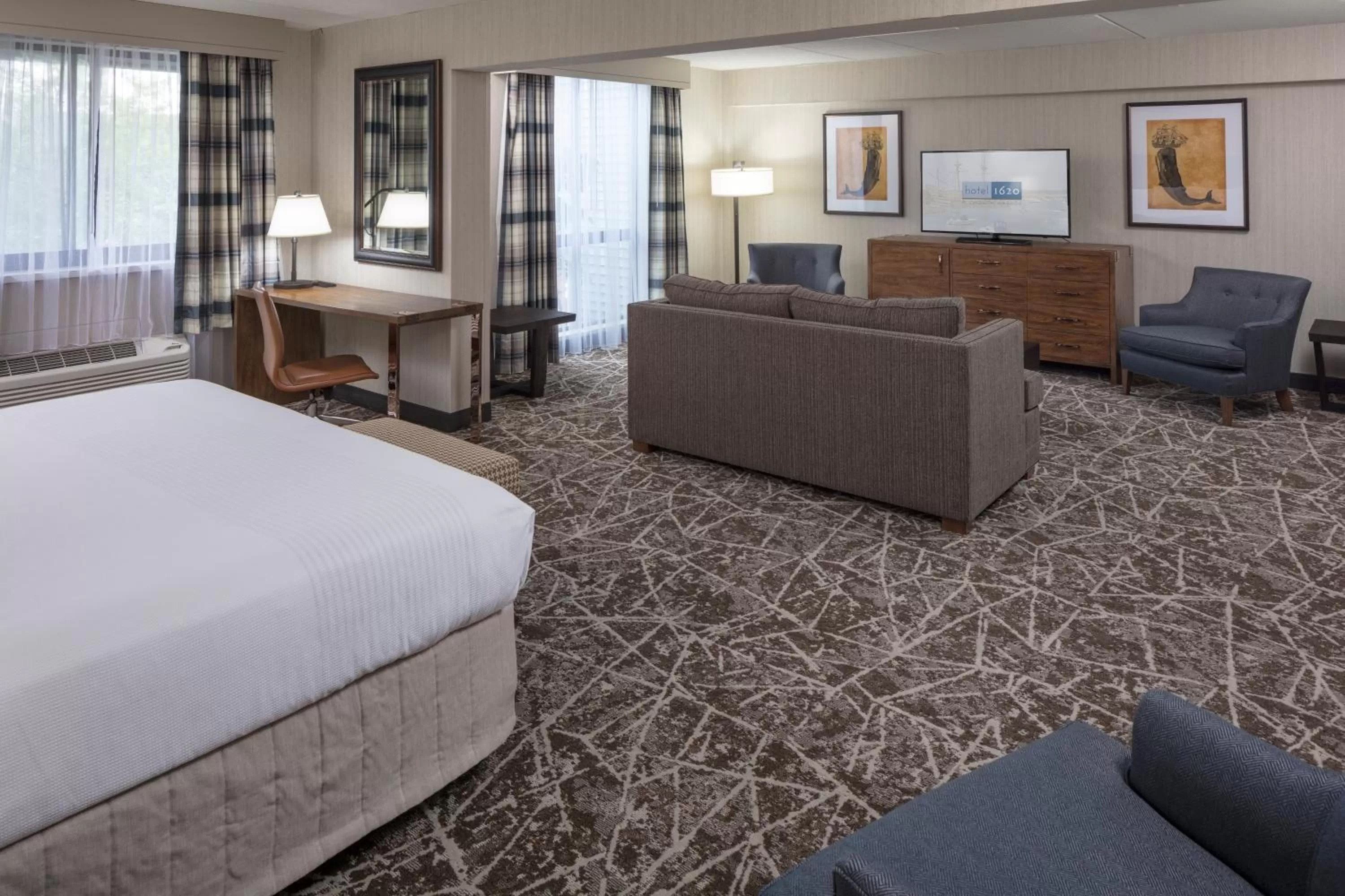 Bedroom, Bed in Hotel 1620 Plymouth Harbor