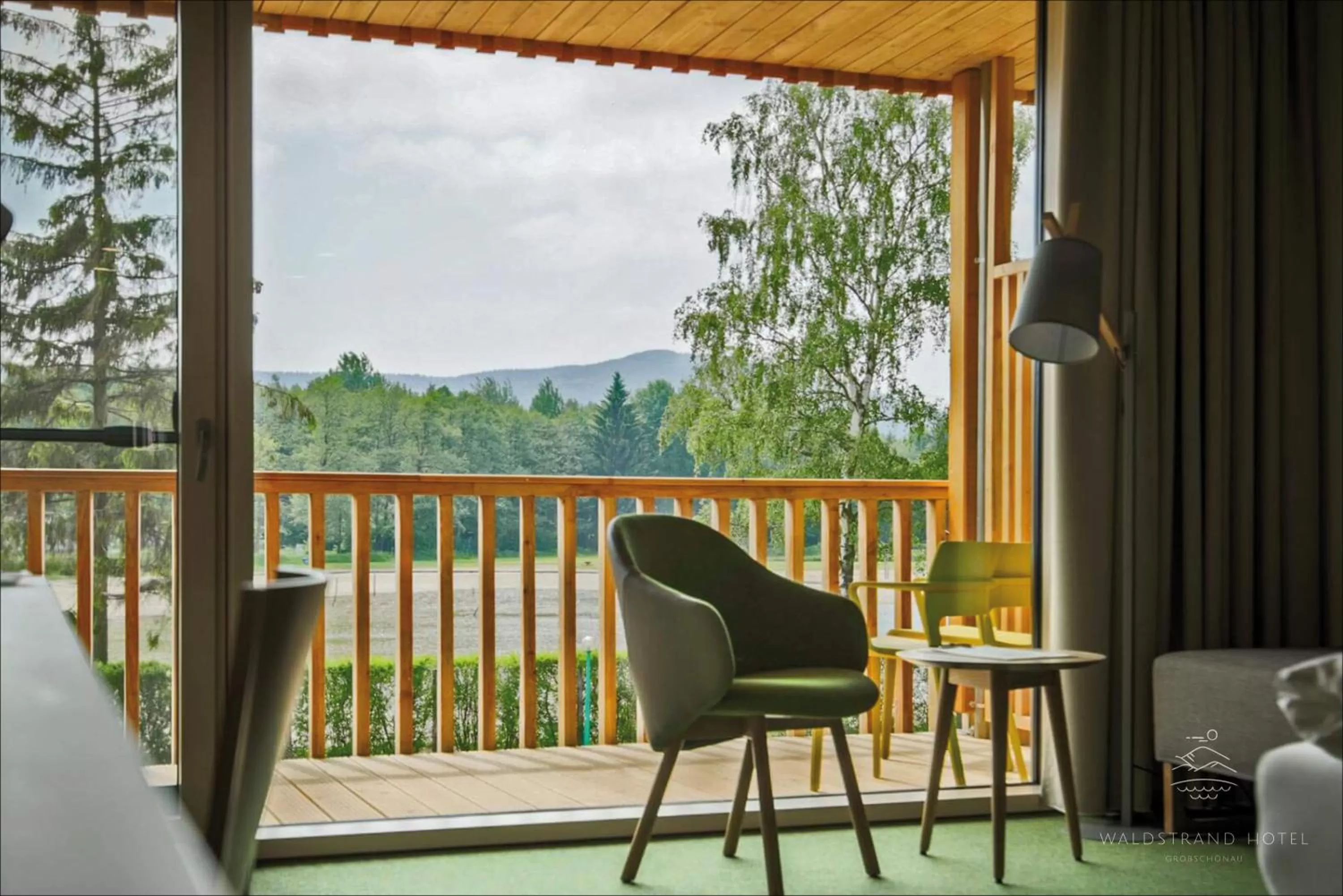 Balcony/Terrace, Seating Area in Waldstrand-Hotel Großschönau