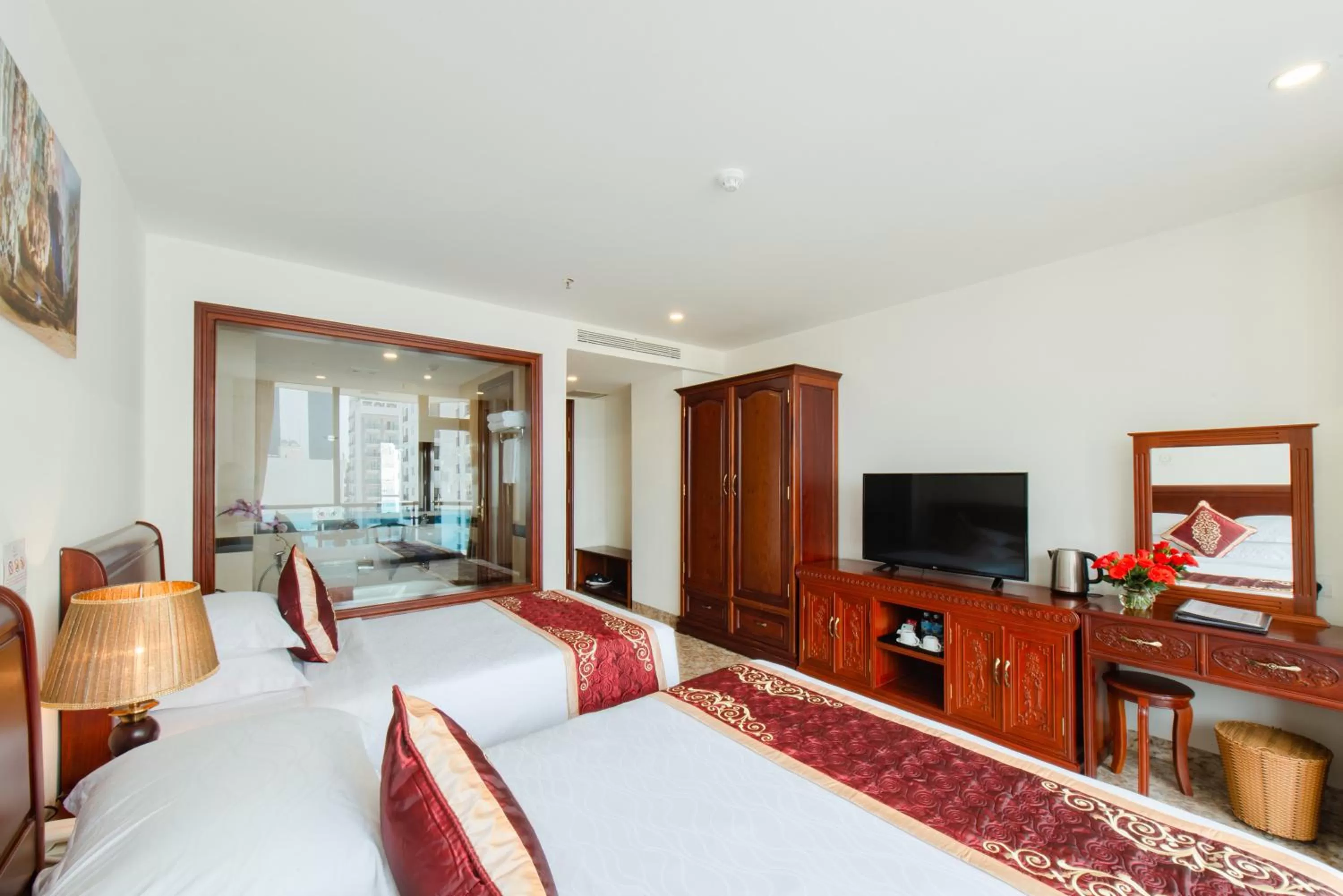 Photo of the whole room, Bed in Red Sun Nha Trang Hotel