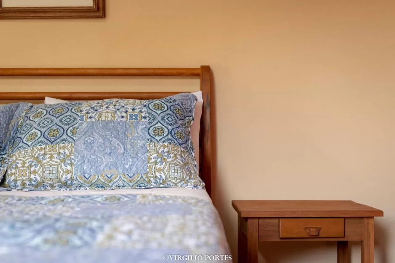 Bed in Pousada Recanto da Lu