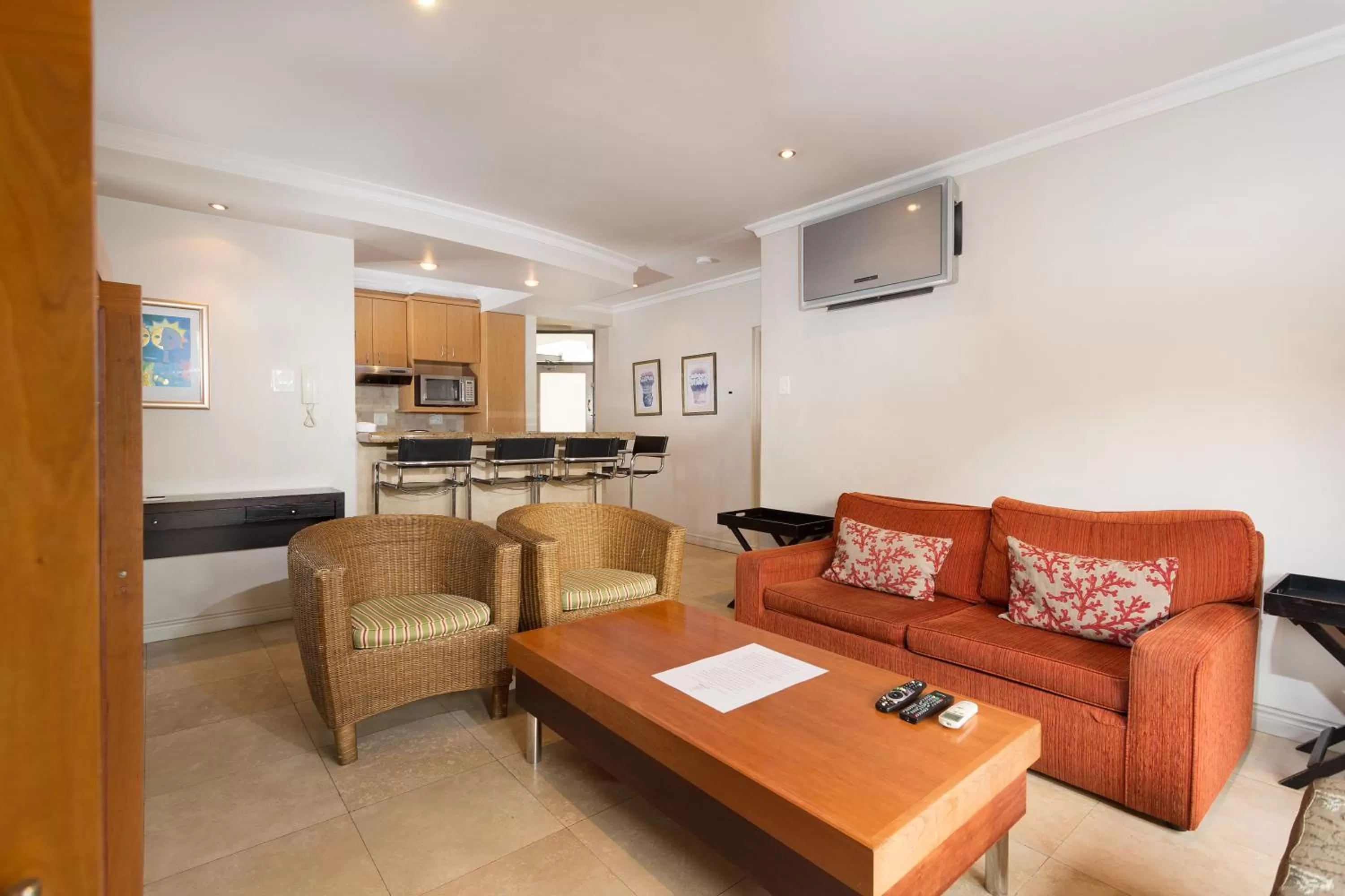 Living room in The Stellenbosch Hotel