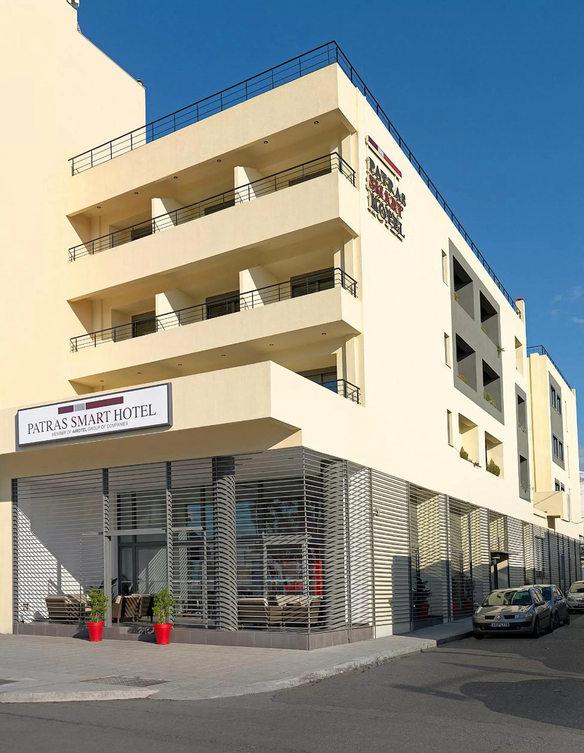 Facade/entrance in Airotel Patras Smart Hotel
