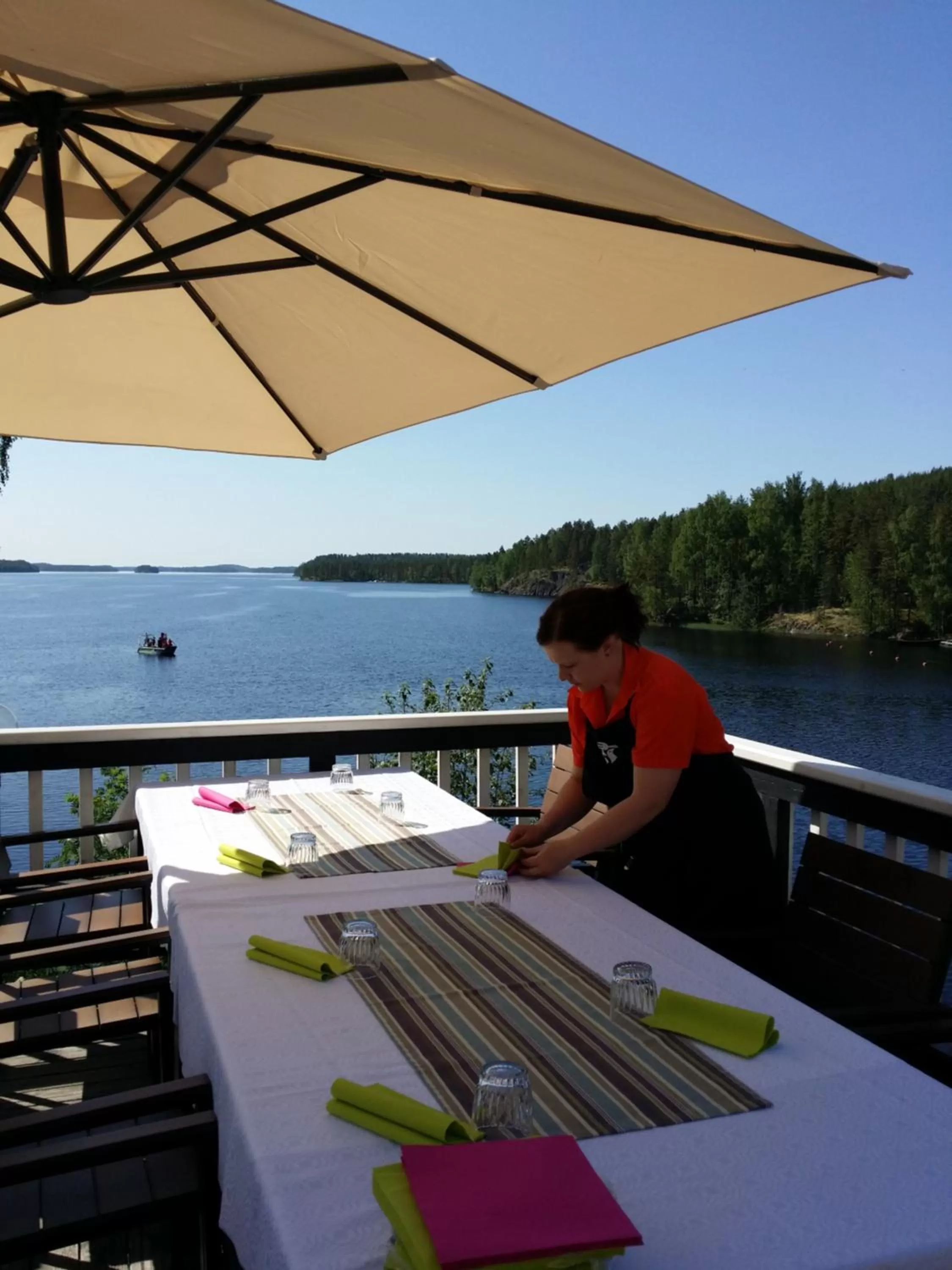 Staff in Sahanlahti Resort