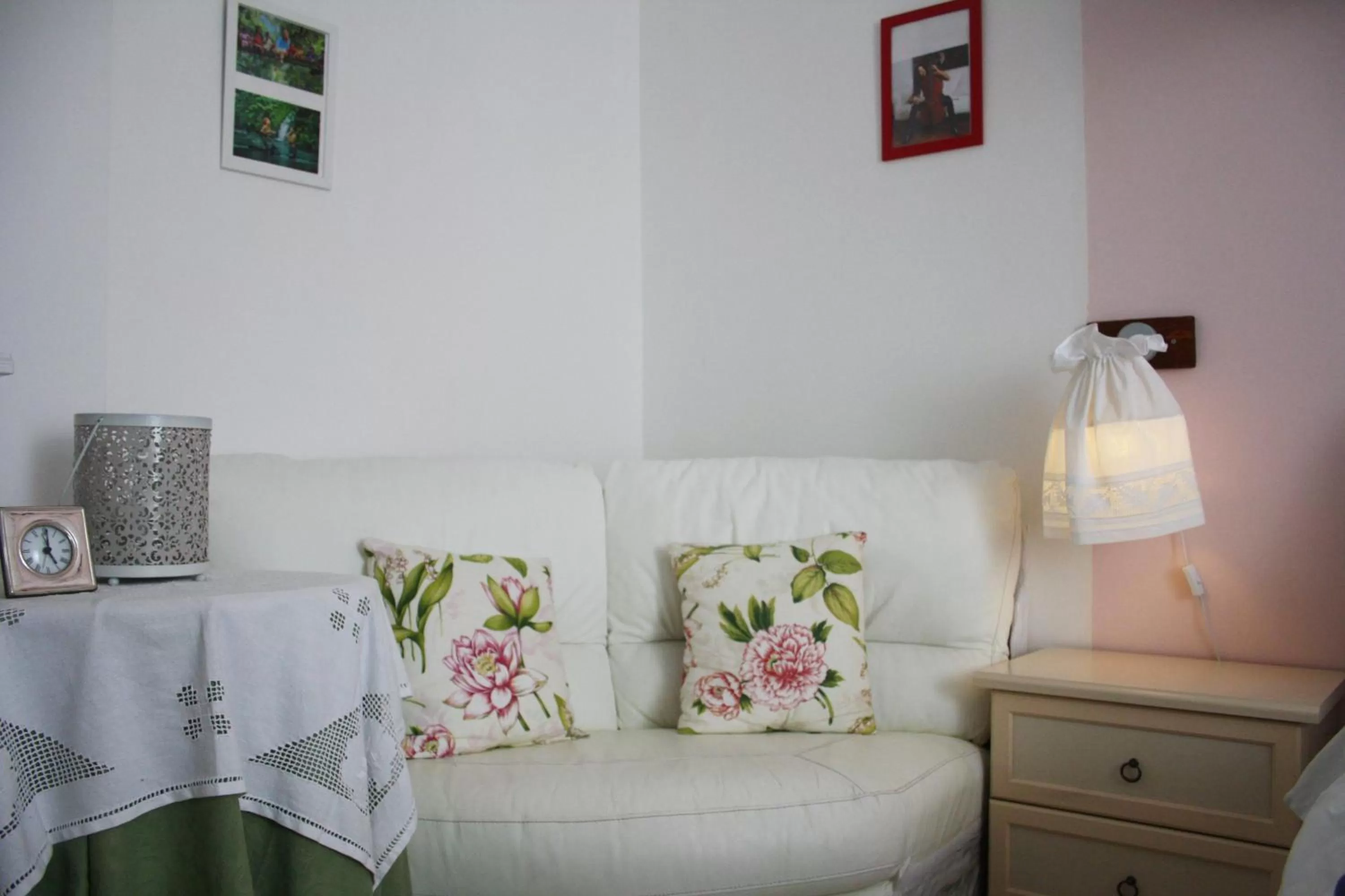 Seating area in La Cascata