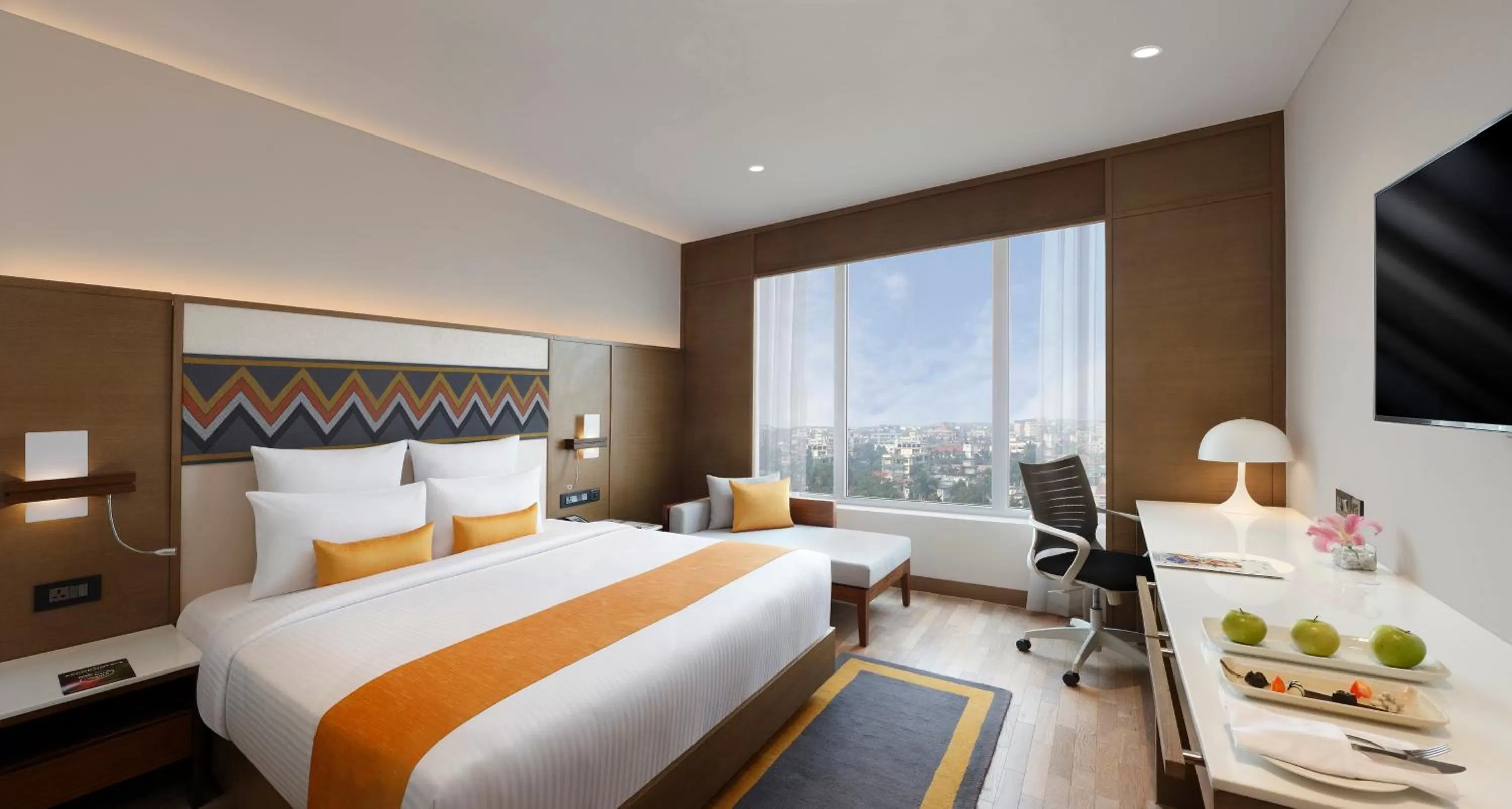 Photo of the whole room, Bed in Novotel Guwahati GS Road