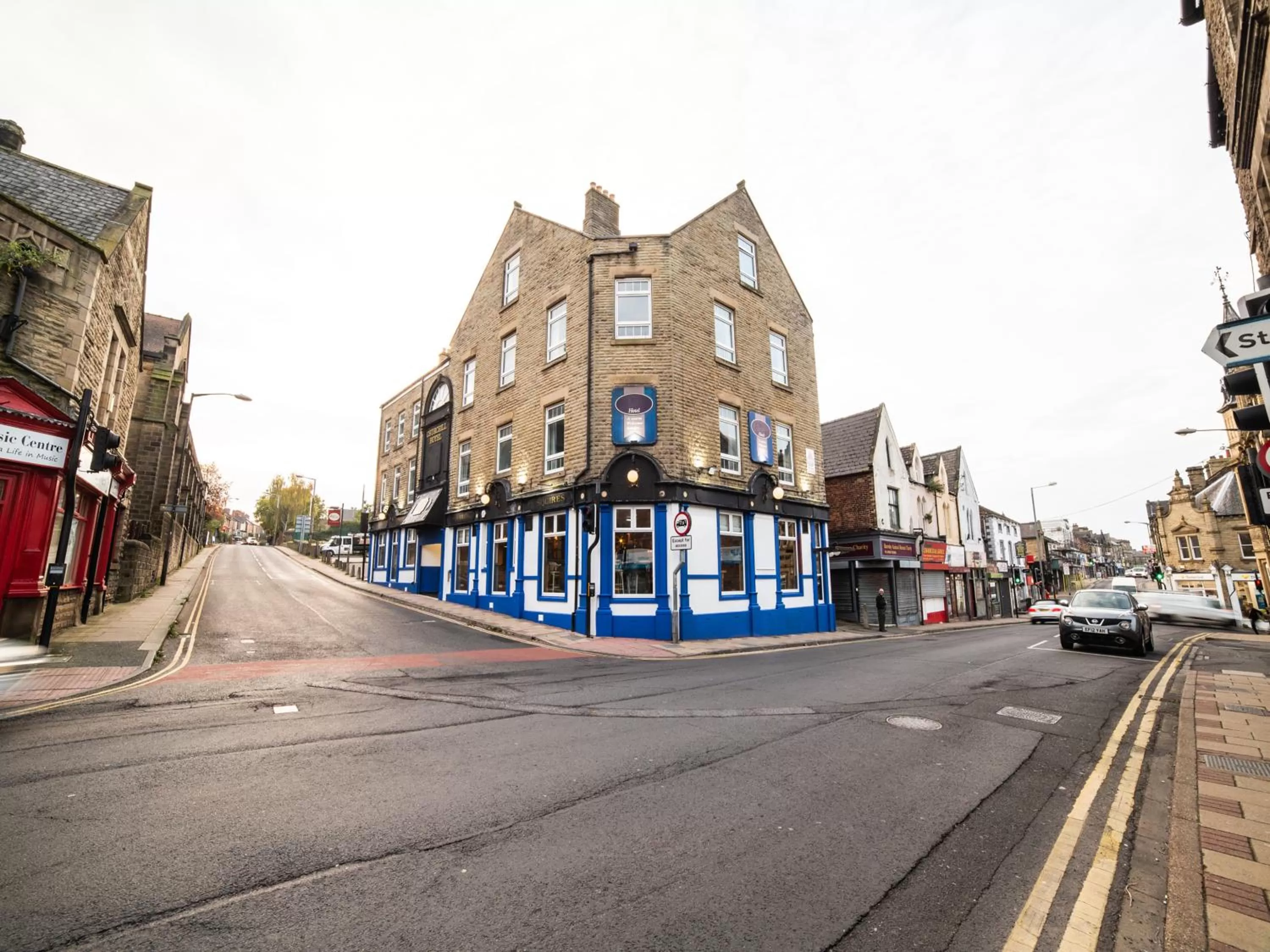 Property building in Churchill's Hotel