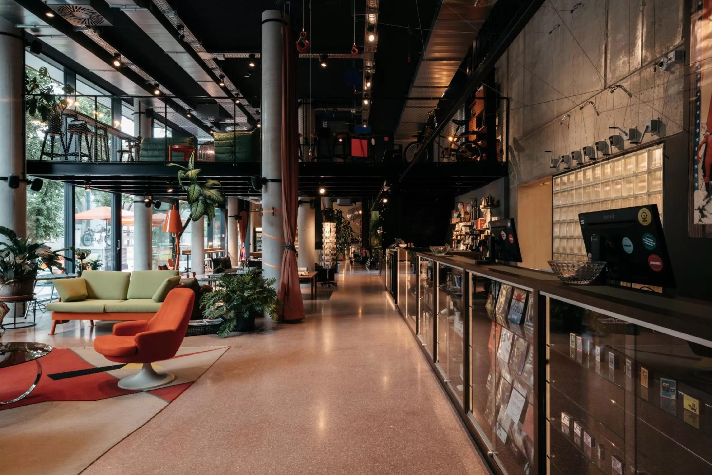 Lobby or reception in Superbude Wien Prater
