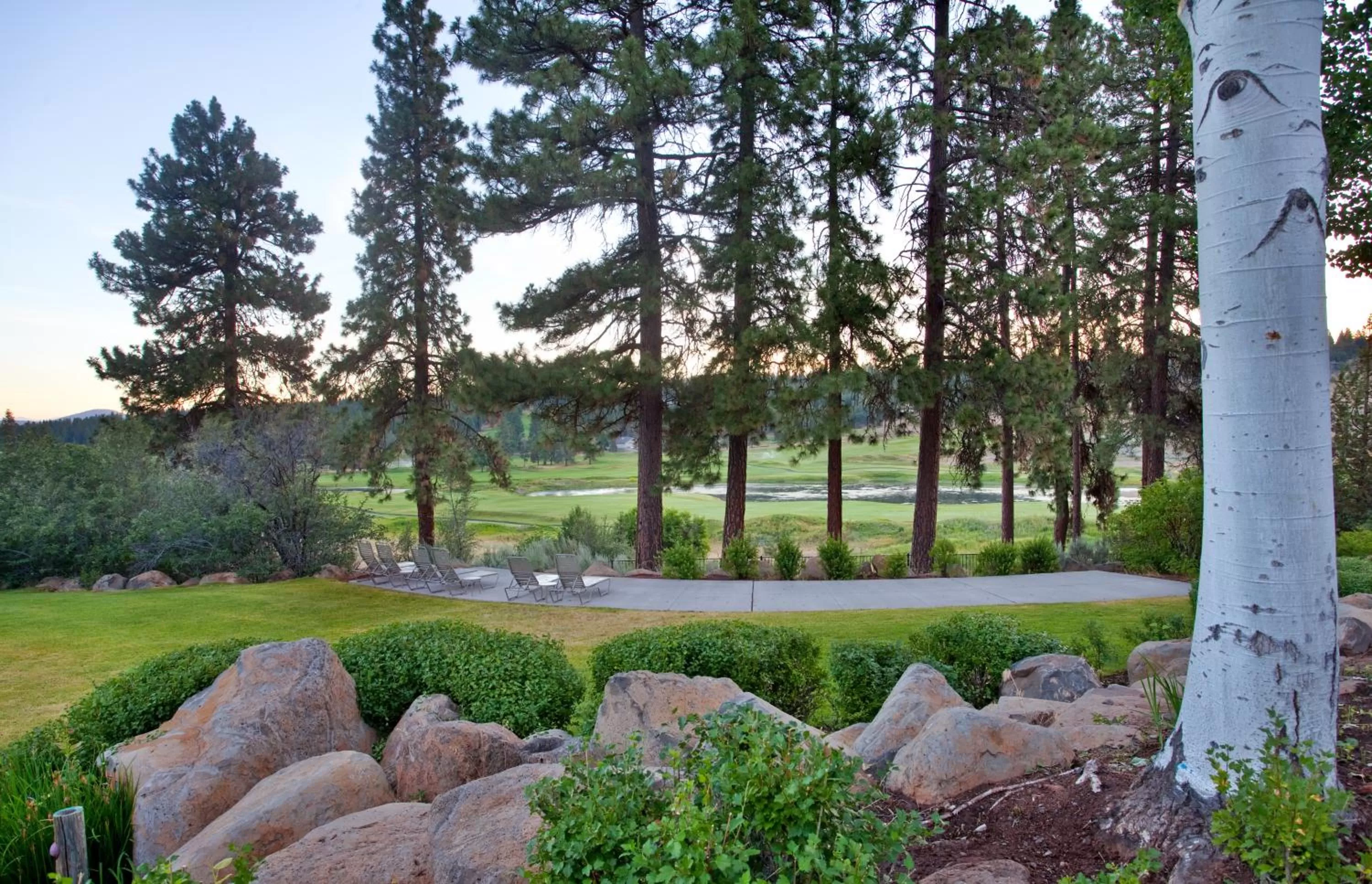 Patio in Running Y Ranch Golf & Spa Resort