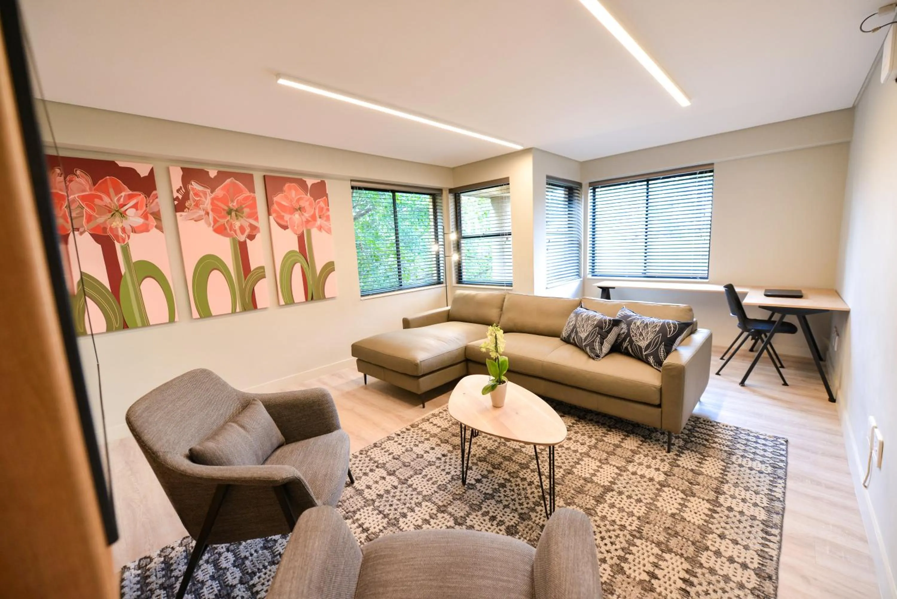 Seating area in All Africa House (University Of Cape Town)