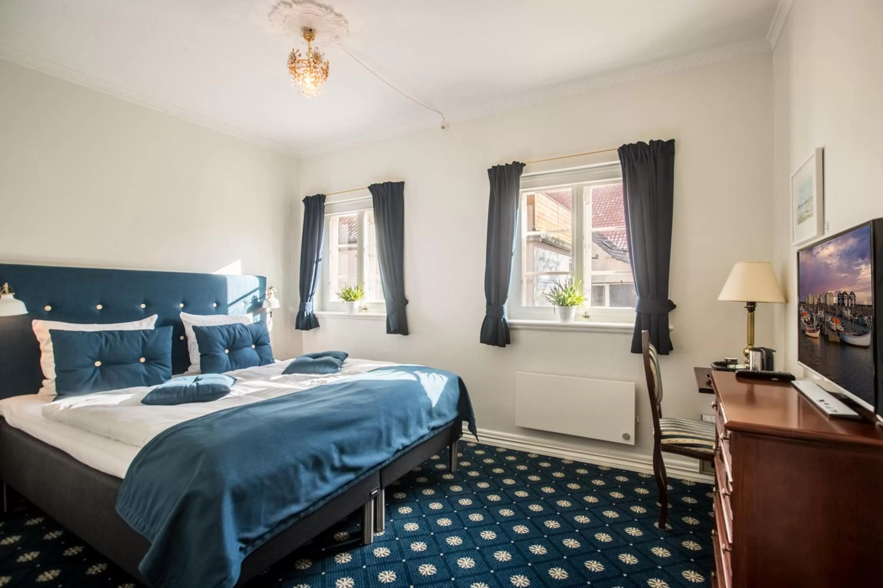 Bed in Hotel Postgaarden i Mariager