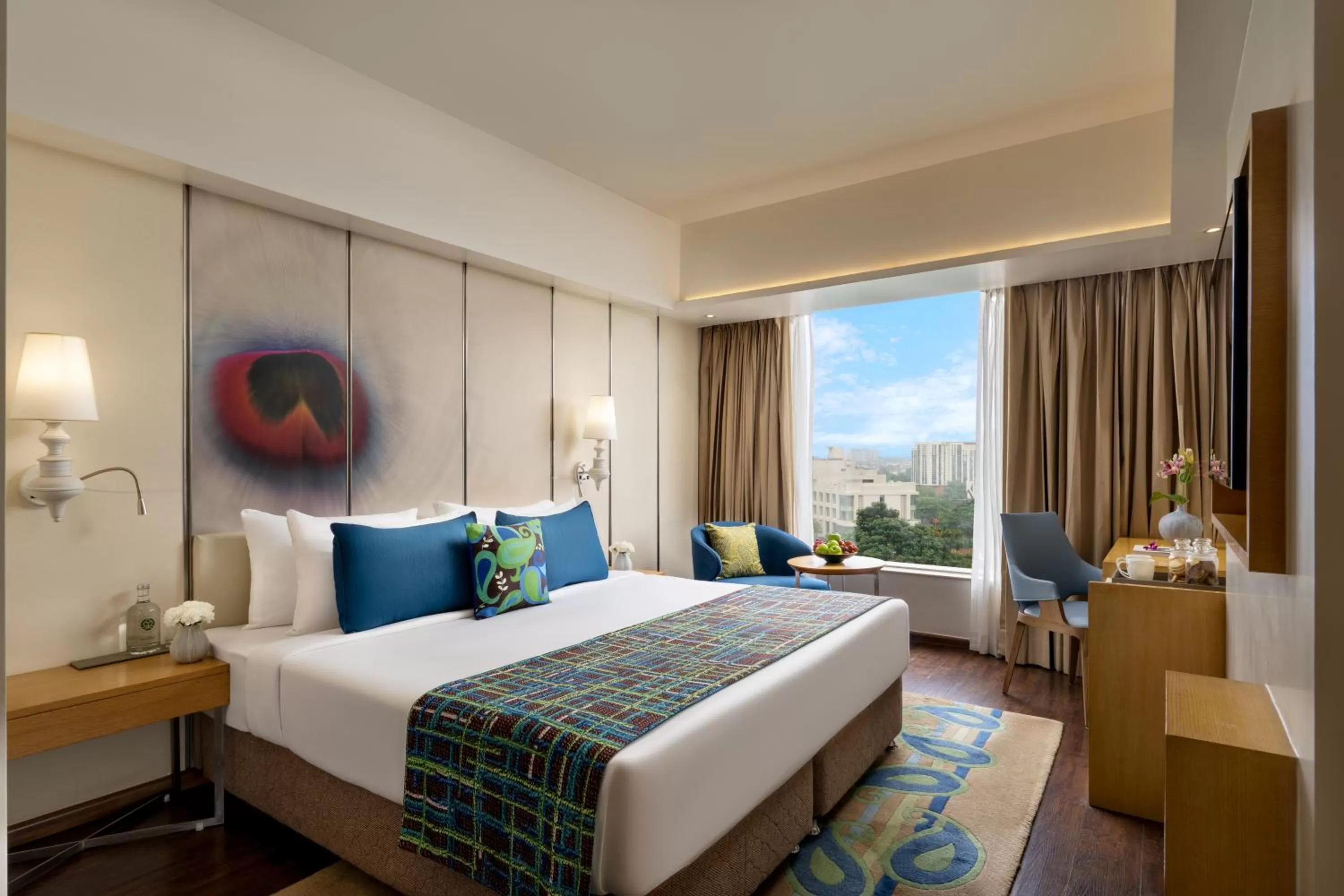 Bedroom, Bed in WOW Crest, Indore - IHCL SeleQtions