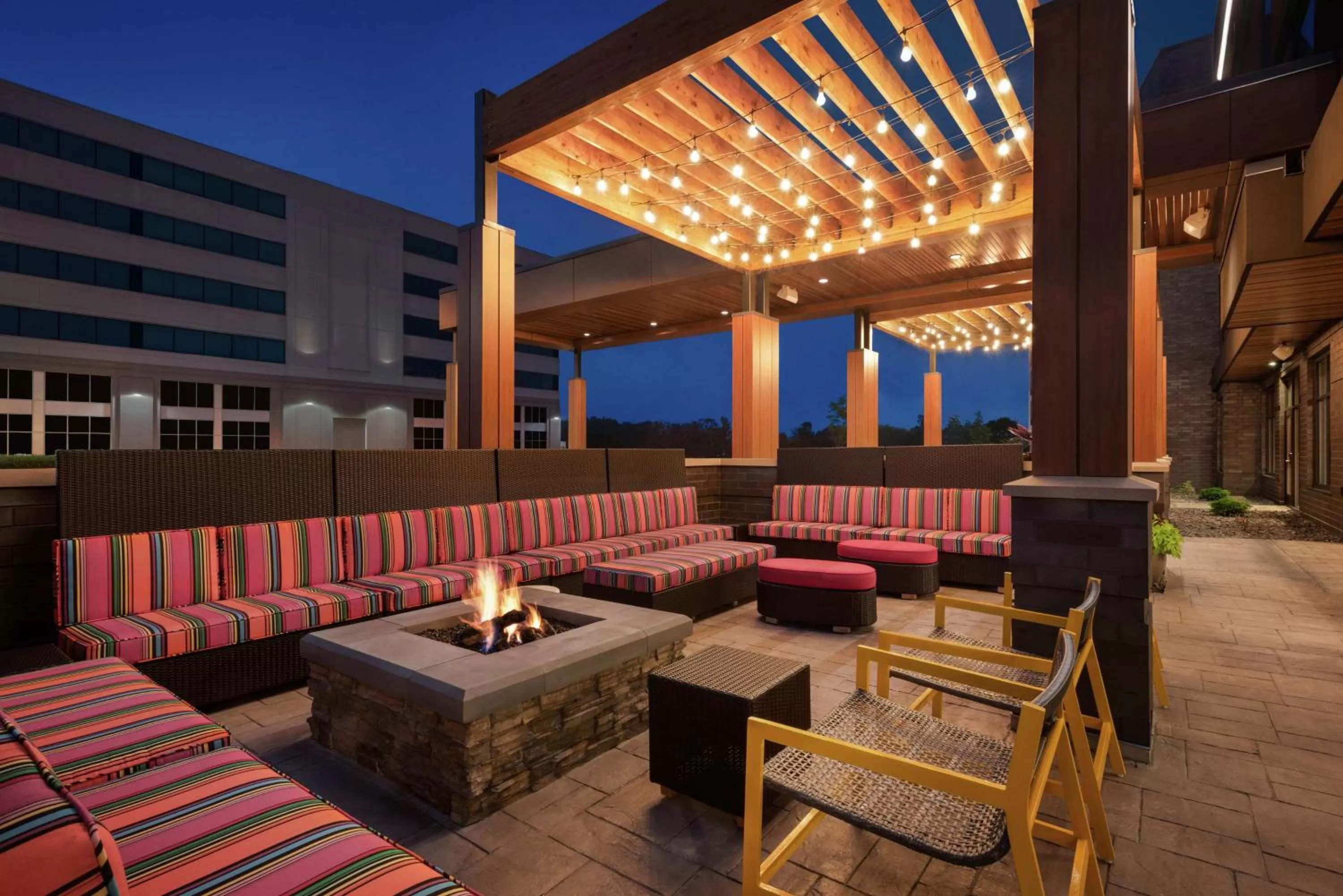 Patio in Home2 Suites By Hilton Madison Central Alliant Energy Center