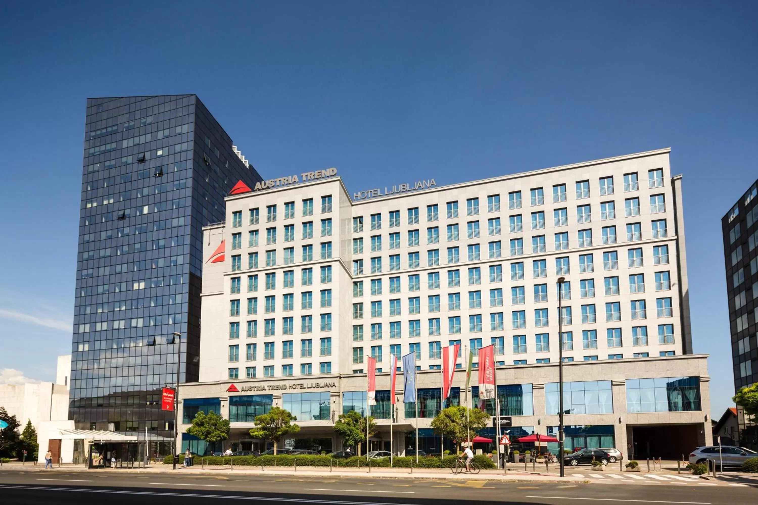 Property building in Doubletree by Hilton Ljubljana