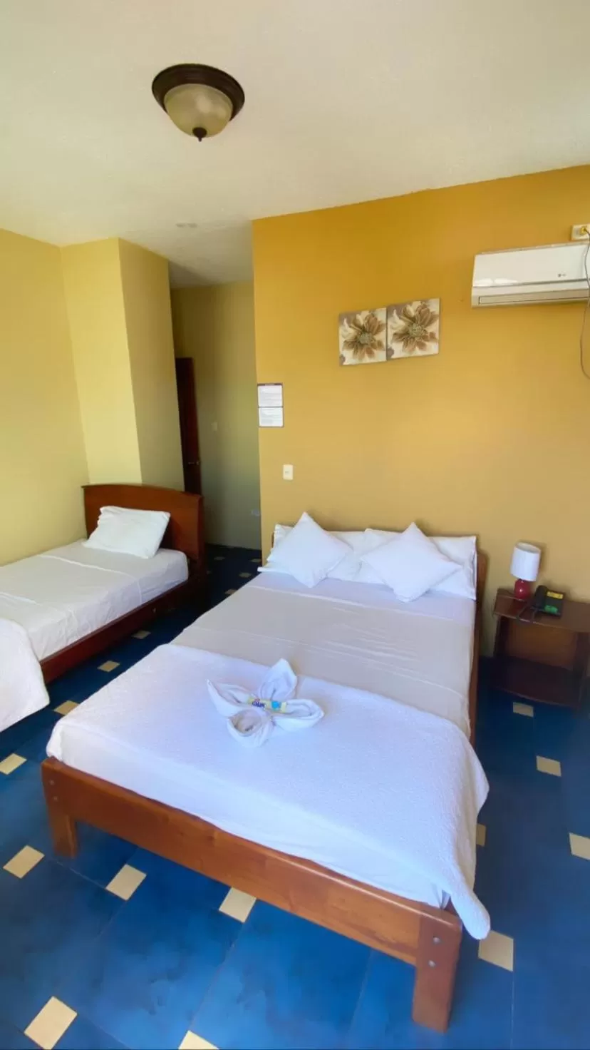 Bed in Hostal Carliza