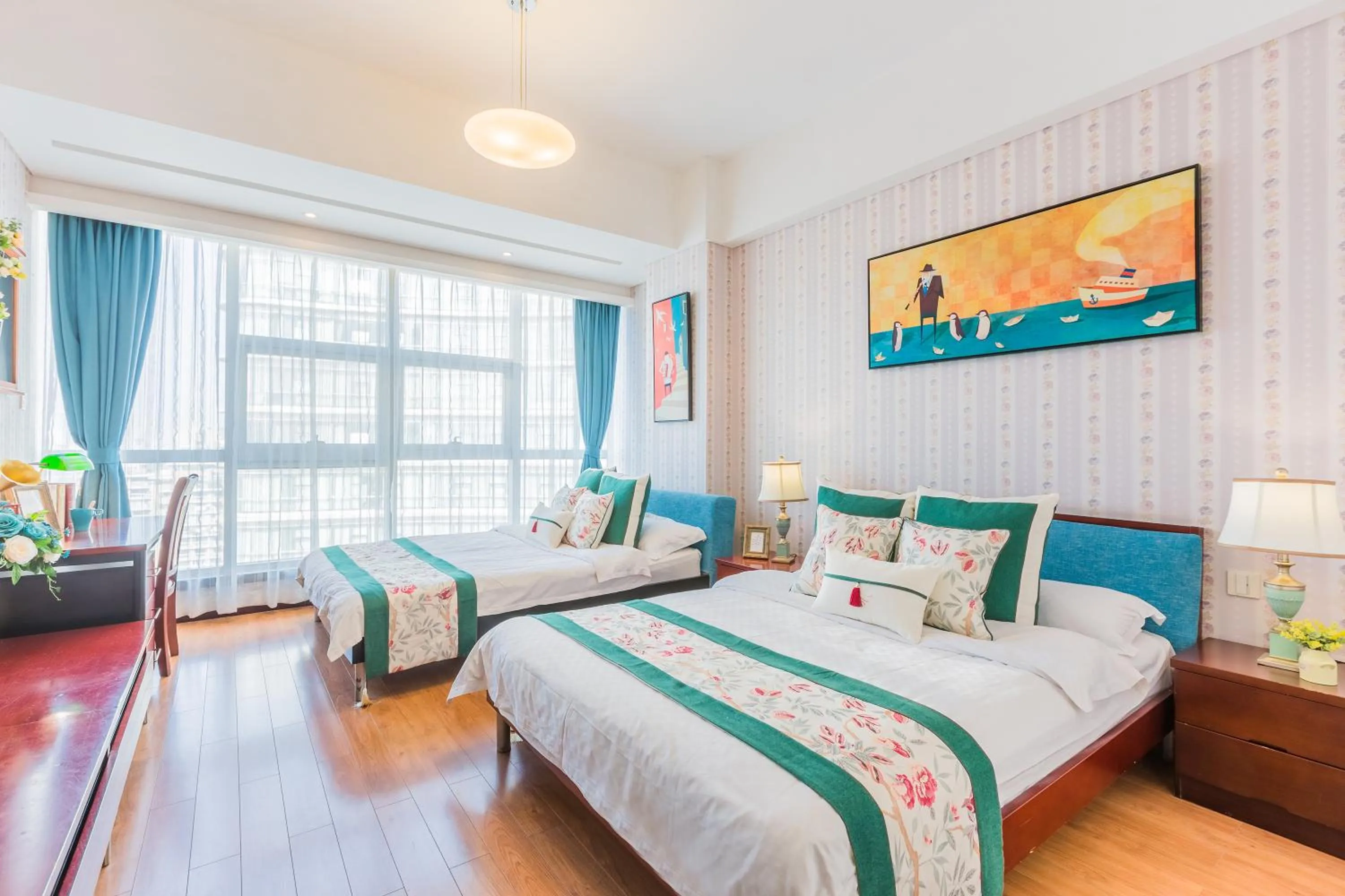 Bed in Westlake 7 Service Apartment