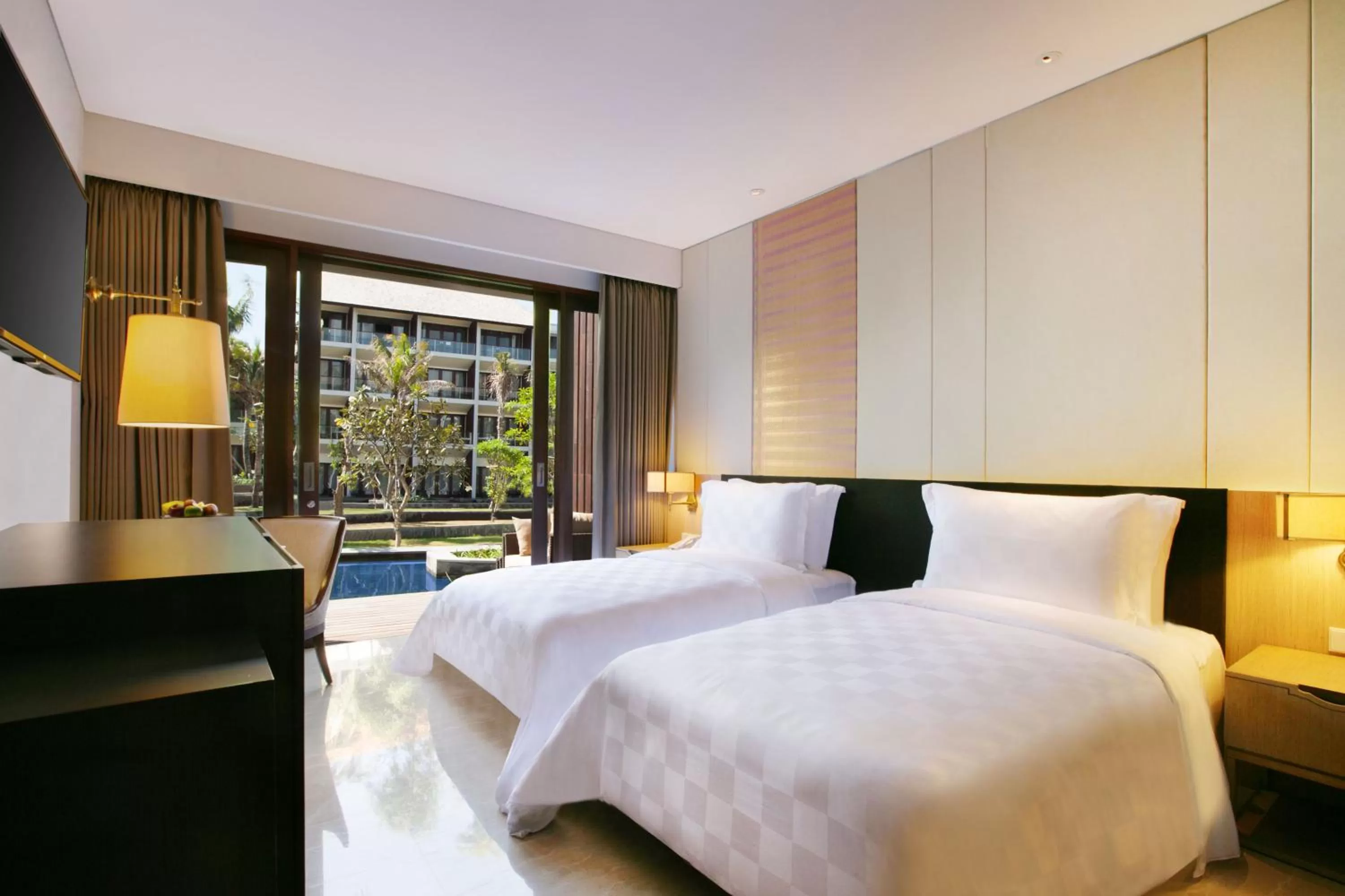 Bed in The Anvaya Beach Resort Bali