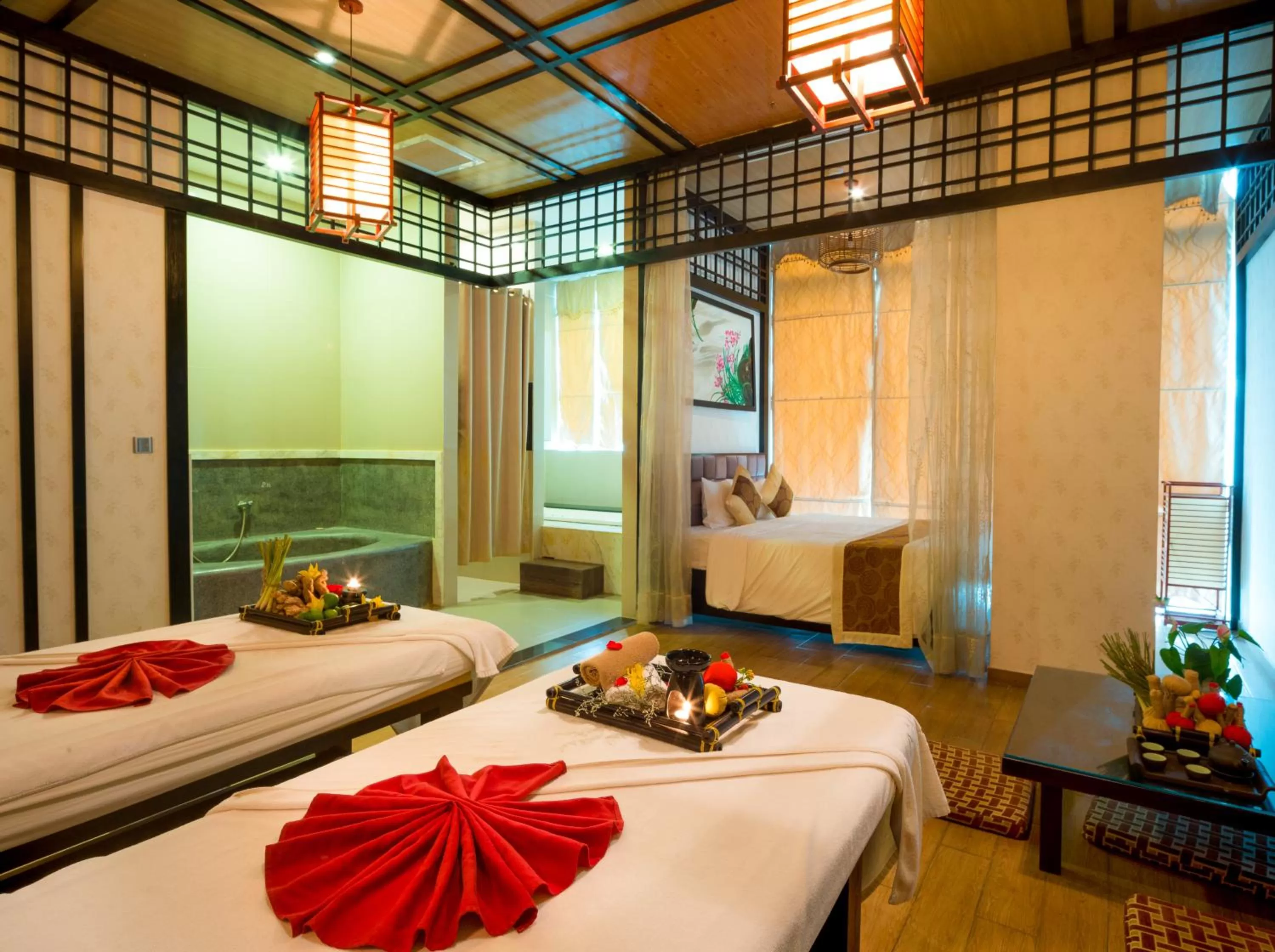 Spa and wellness centre/facilities, Bed in Galina Hotel & Spa