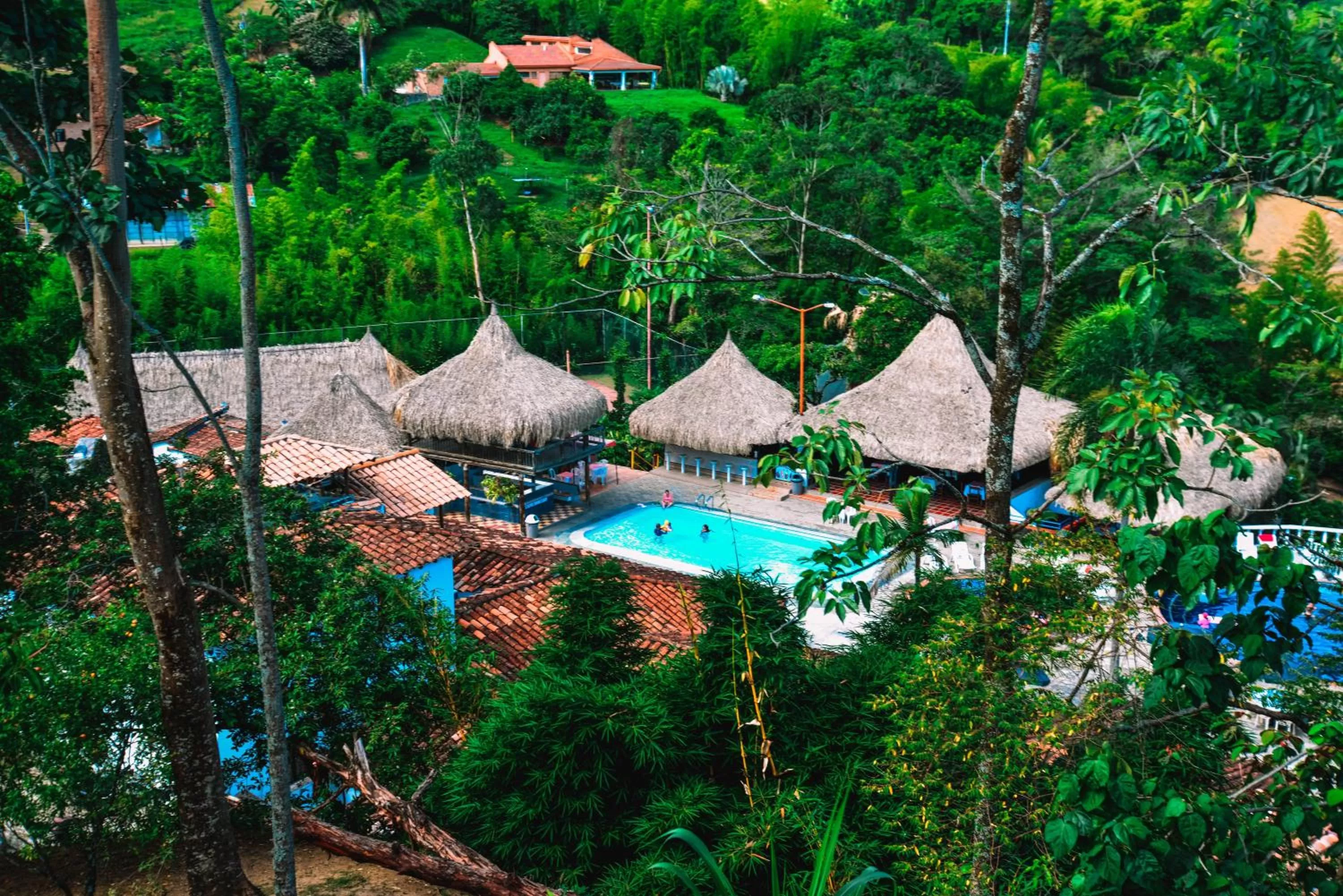Pool View in Hotel Hacienda la Bonita