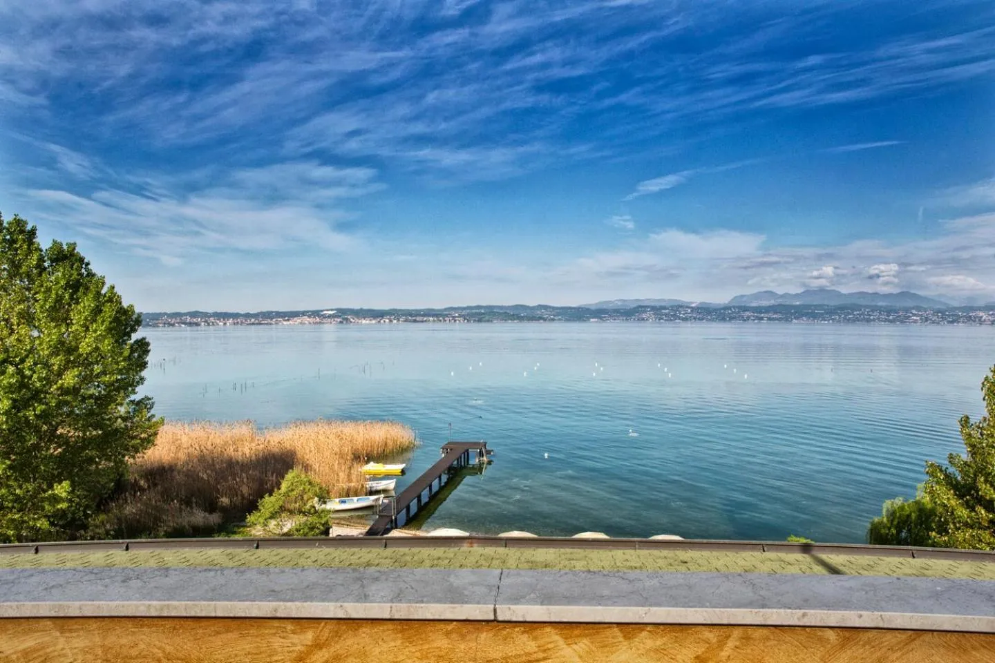 Lake view in Hotel La Rondine