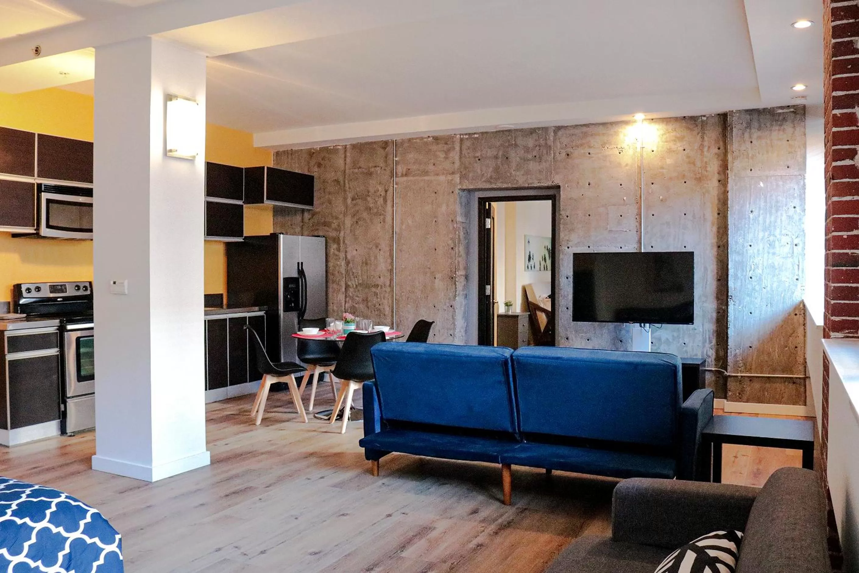 Seating Area in The Haas Suites