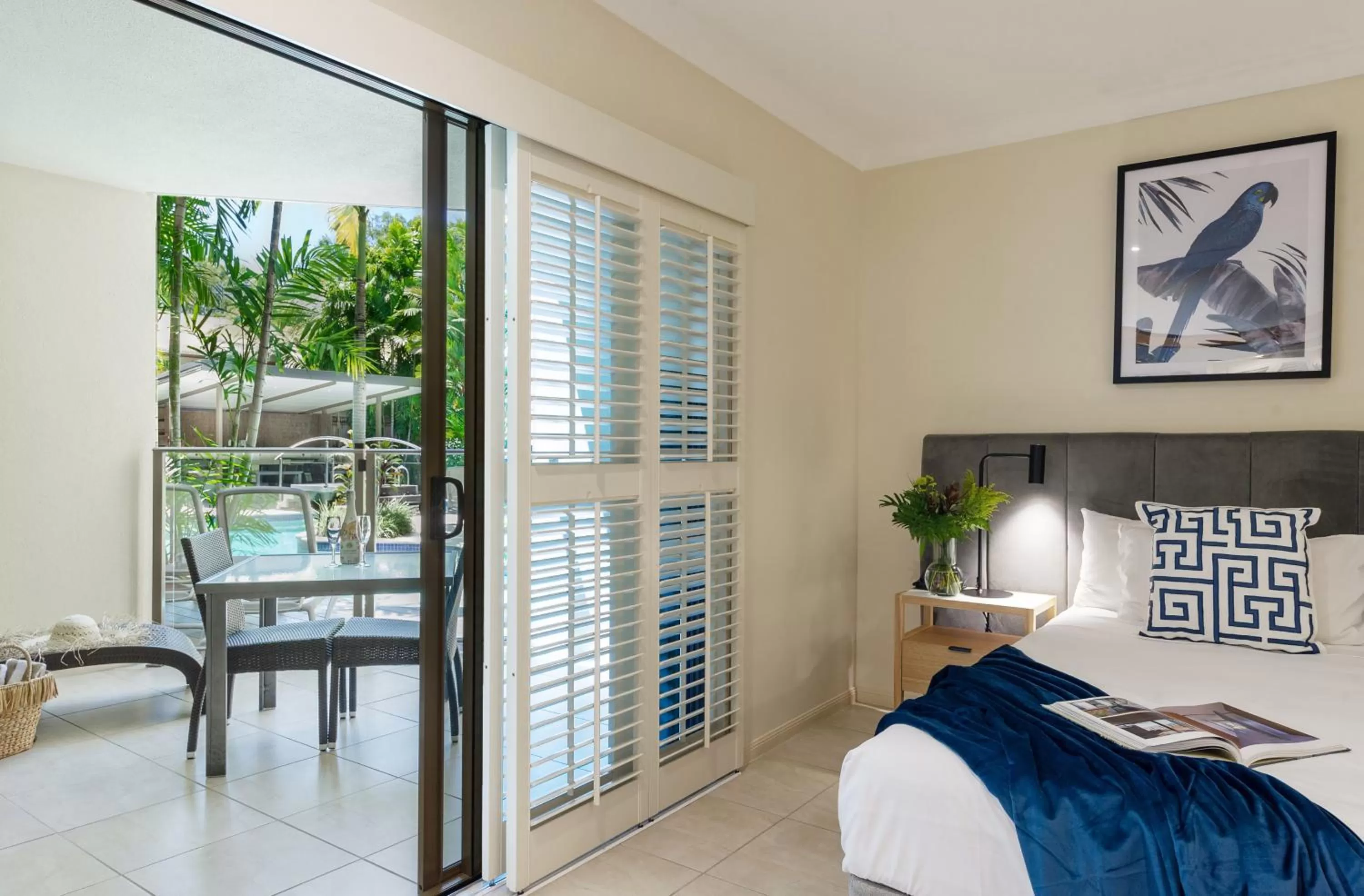 Balcony/Terrace, Bed in Shantara Resort Port Douglas - Adults Only Retreat