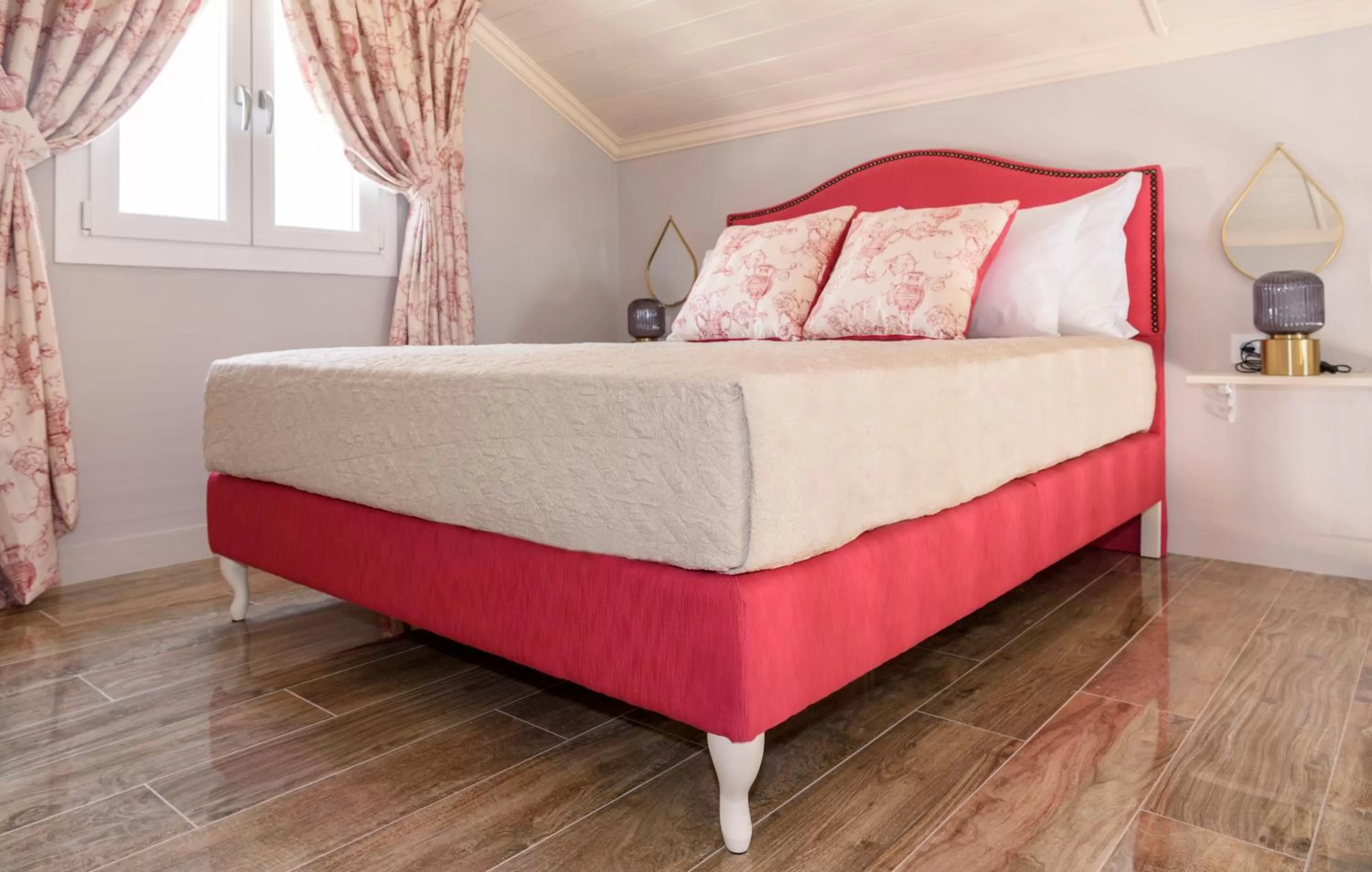 Bed in Nafsika Suites