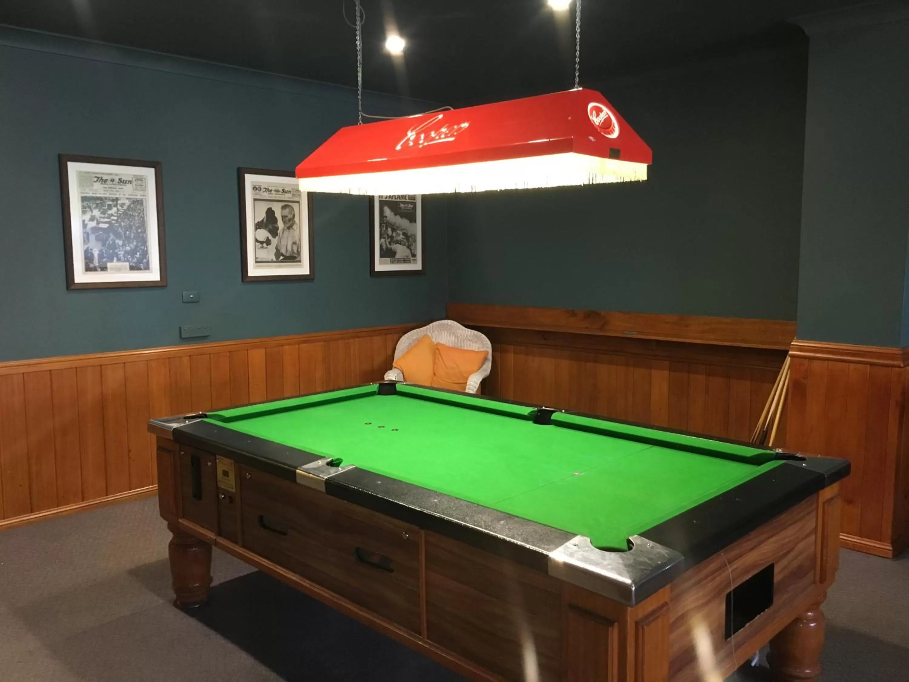 Billiard, Billiards in Great Central Hotel