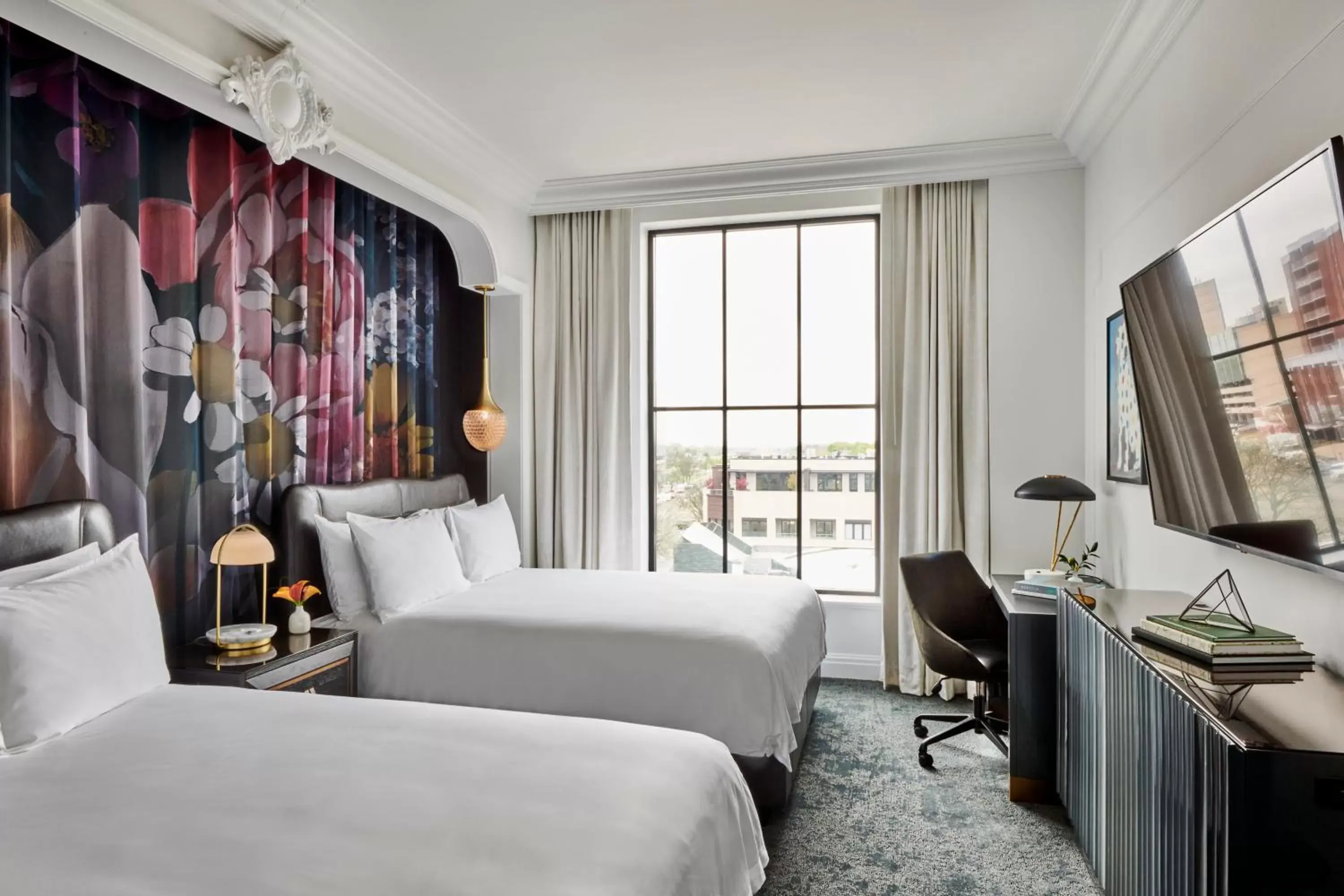 Queen Room with Two Queen Beds - Disability Access in Daxton Hotel Birmingham, Curio Collection by Hilton Queen Room with Two Queen Beds - Disability Access in Daxton Hotel Birmingham, Curio Collection by Hilton