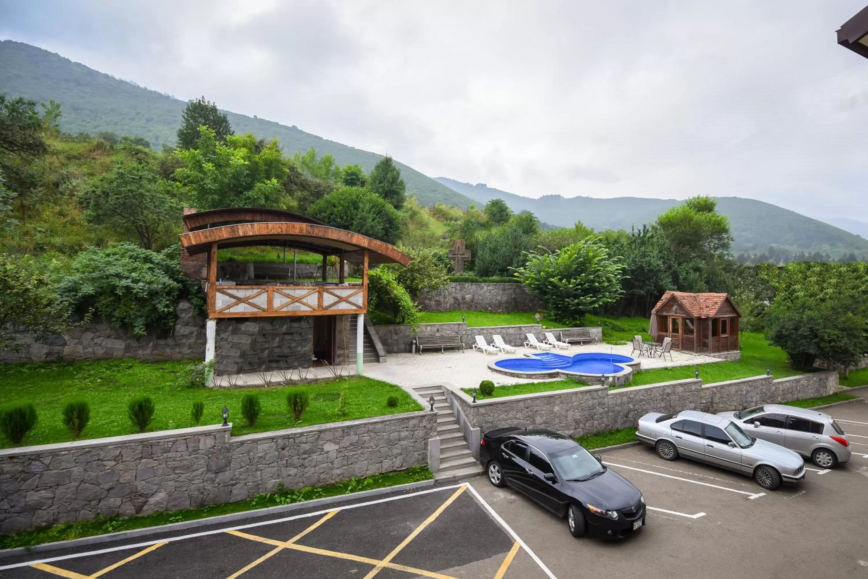 Patio in Laguna Hotel