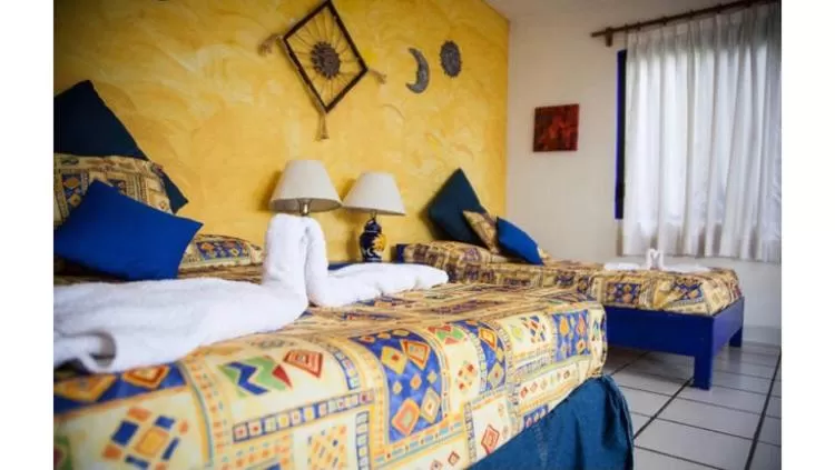 Bed in La Casa de los Globos