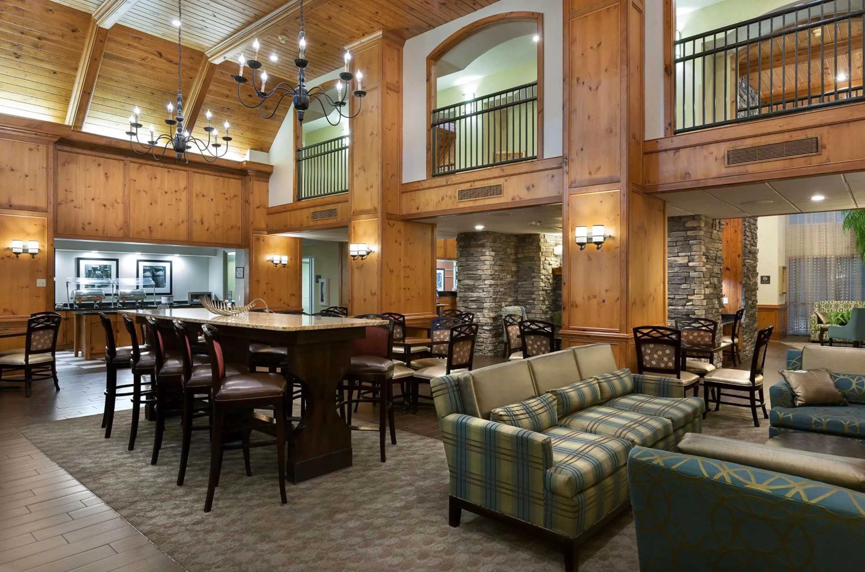 Restaurant/places to eat in Hampton Inn & Suites Charlotte/Pineville