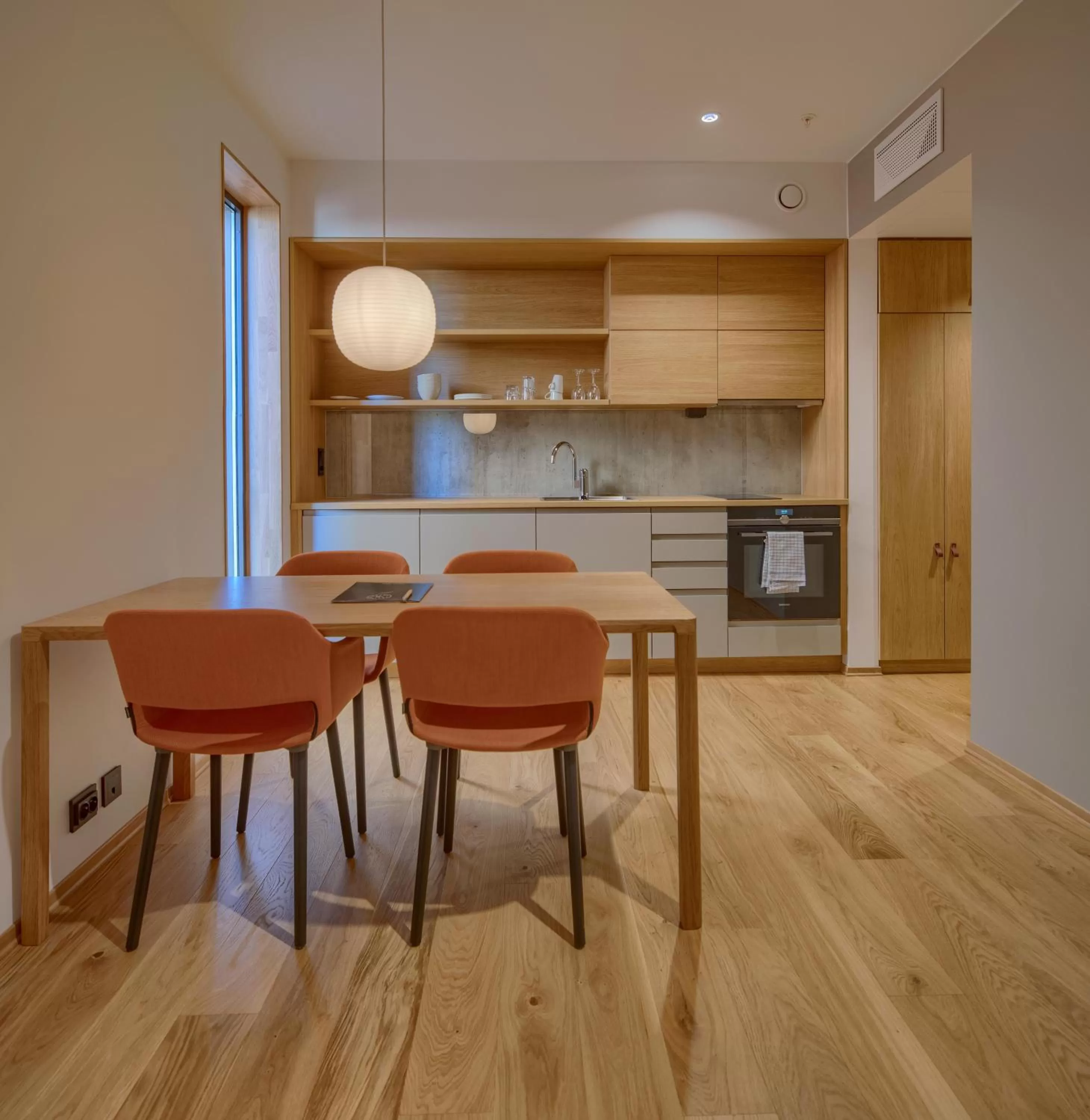 Kitchen or kitchenette in Ydalir Hotel