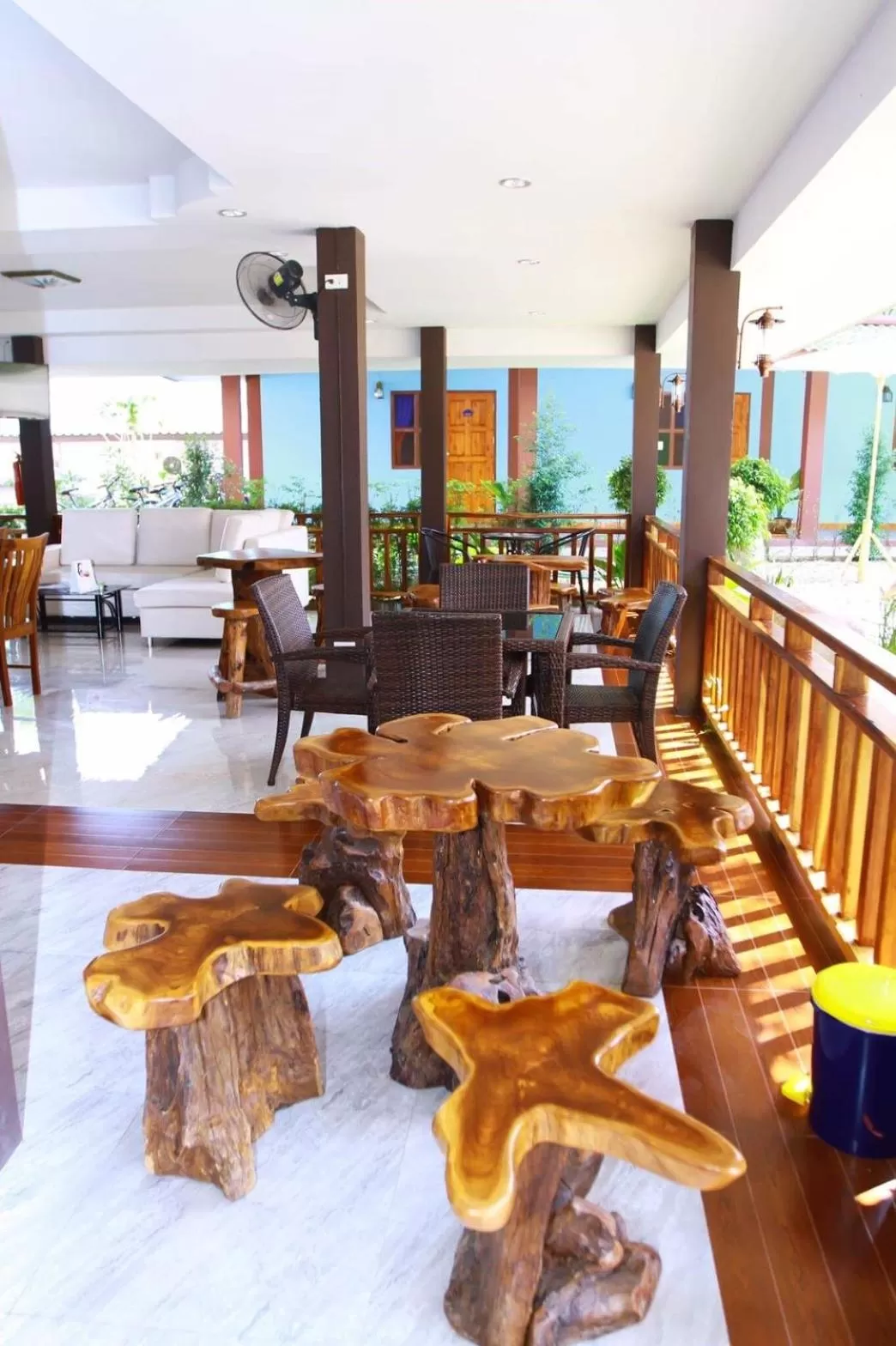 Dining area in Hugpua Hotel
