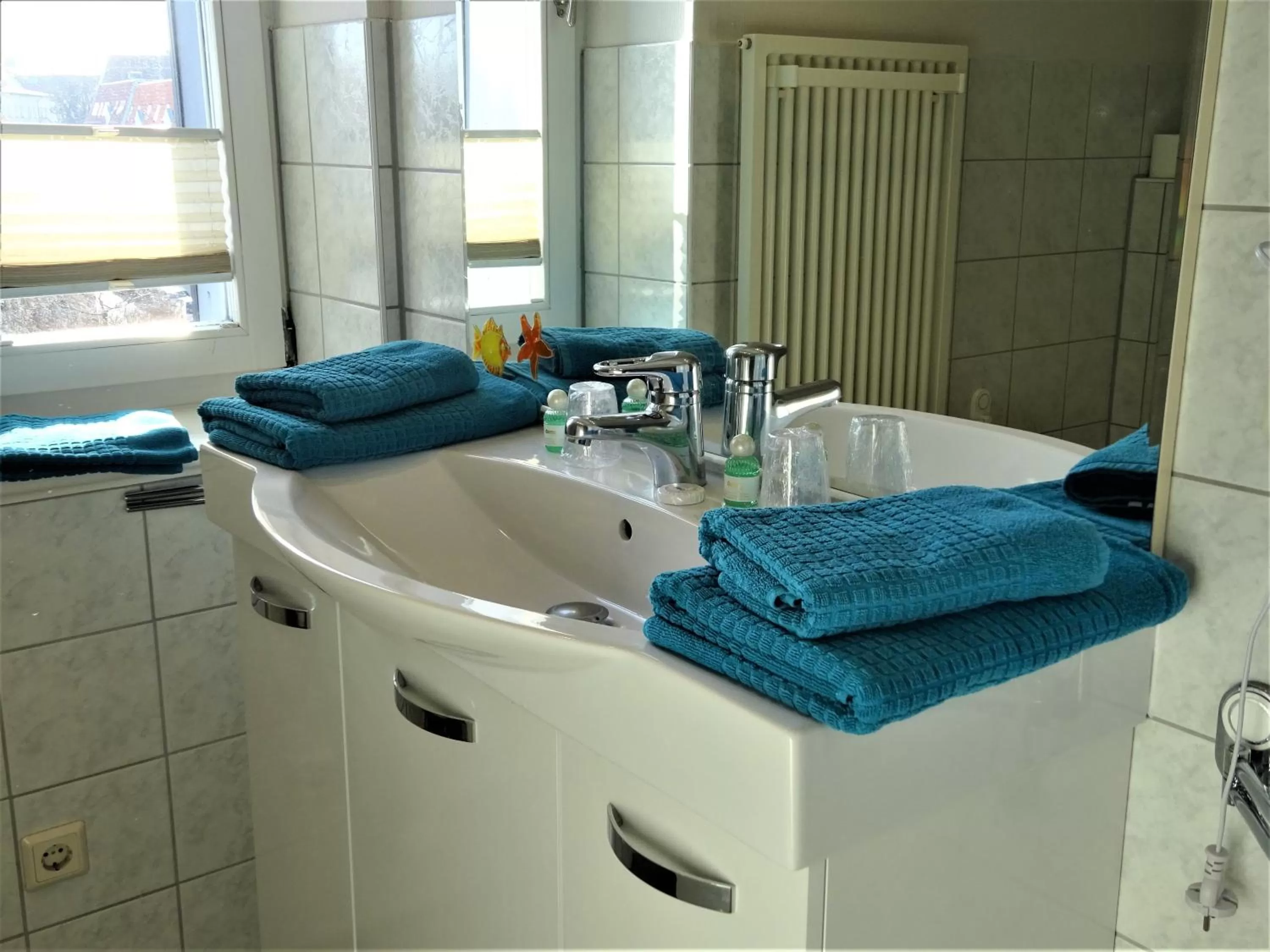 Bathroom in Pension Zur Fährbrücke