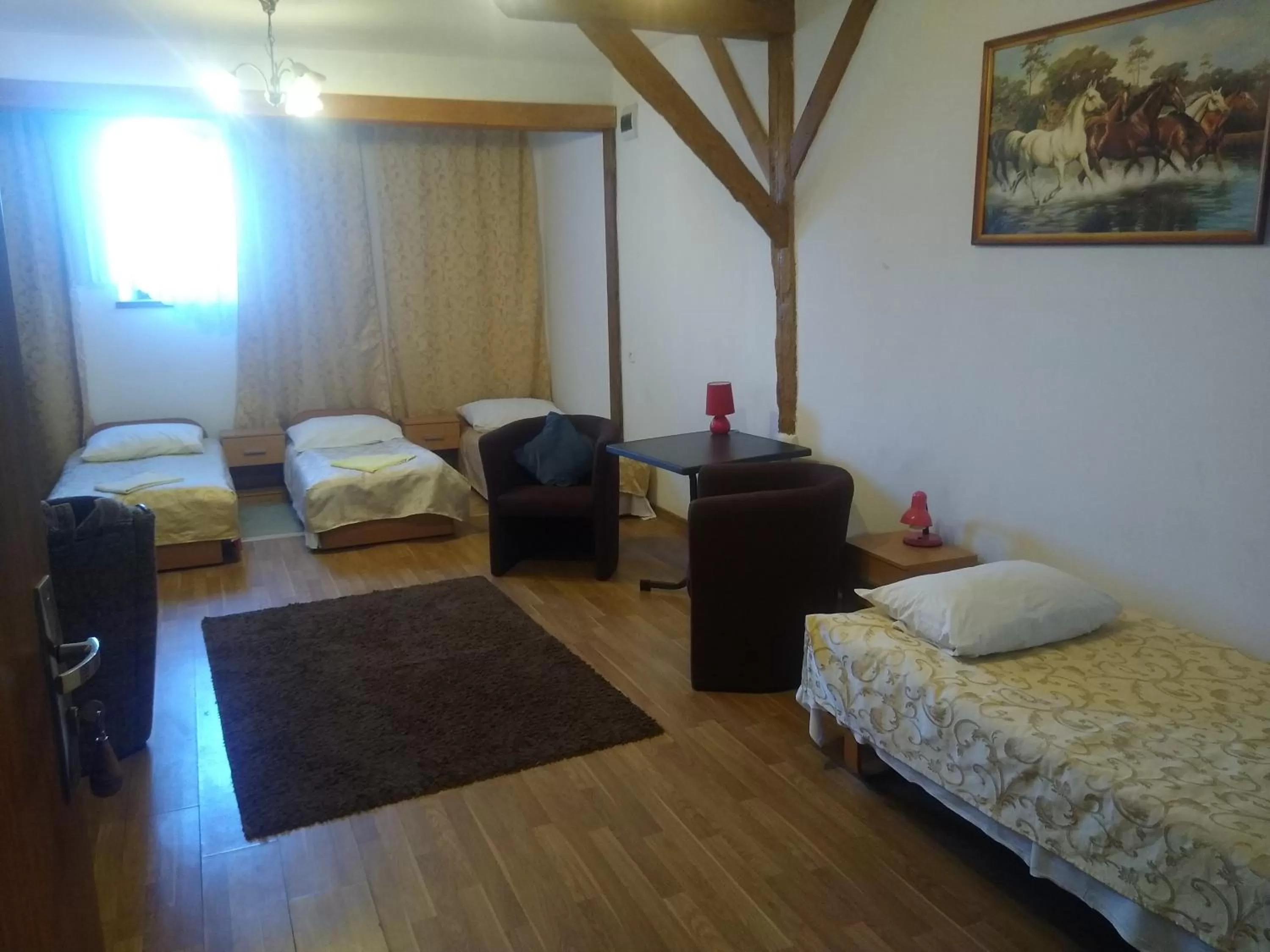 Bed in Zajazd Eljan-Centrum Noclegowe