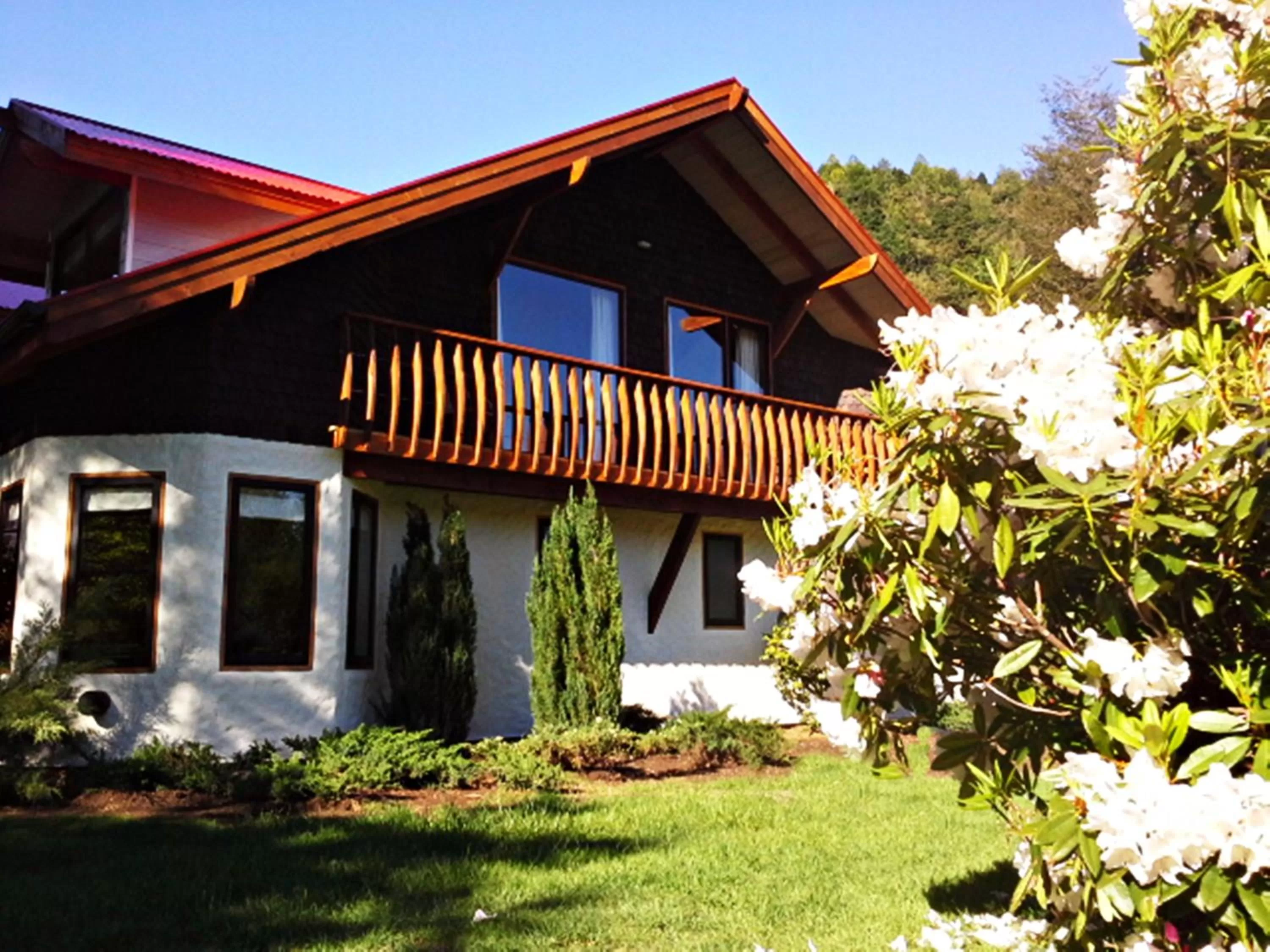 Property Building in Hotel Salto del Carileufu