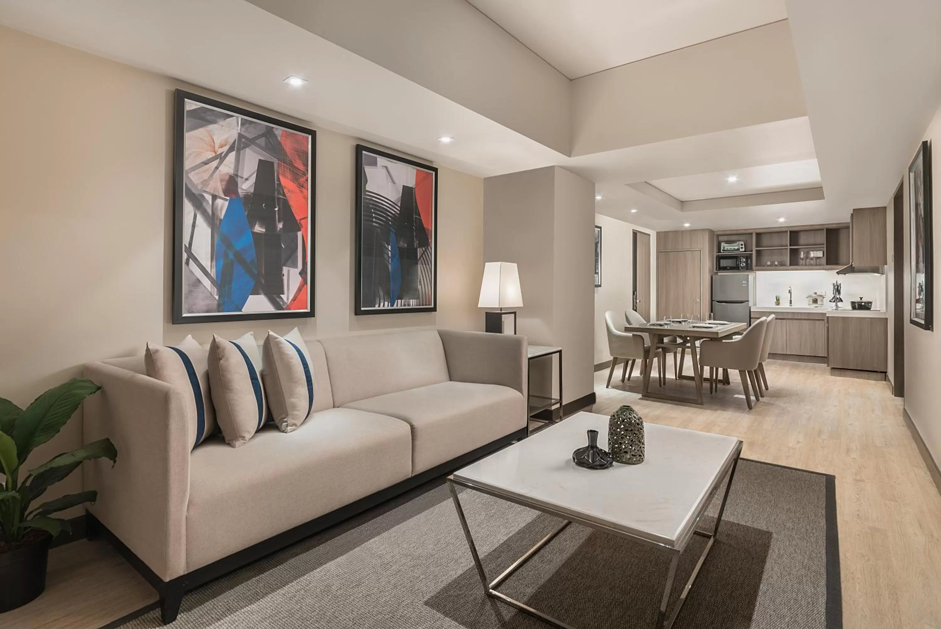 Living room in Seda Residences Makati