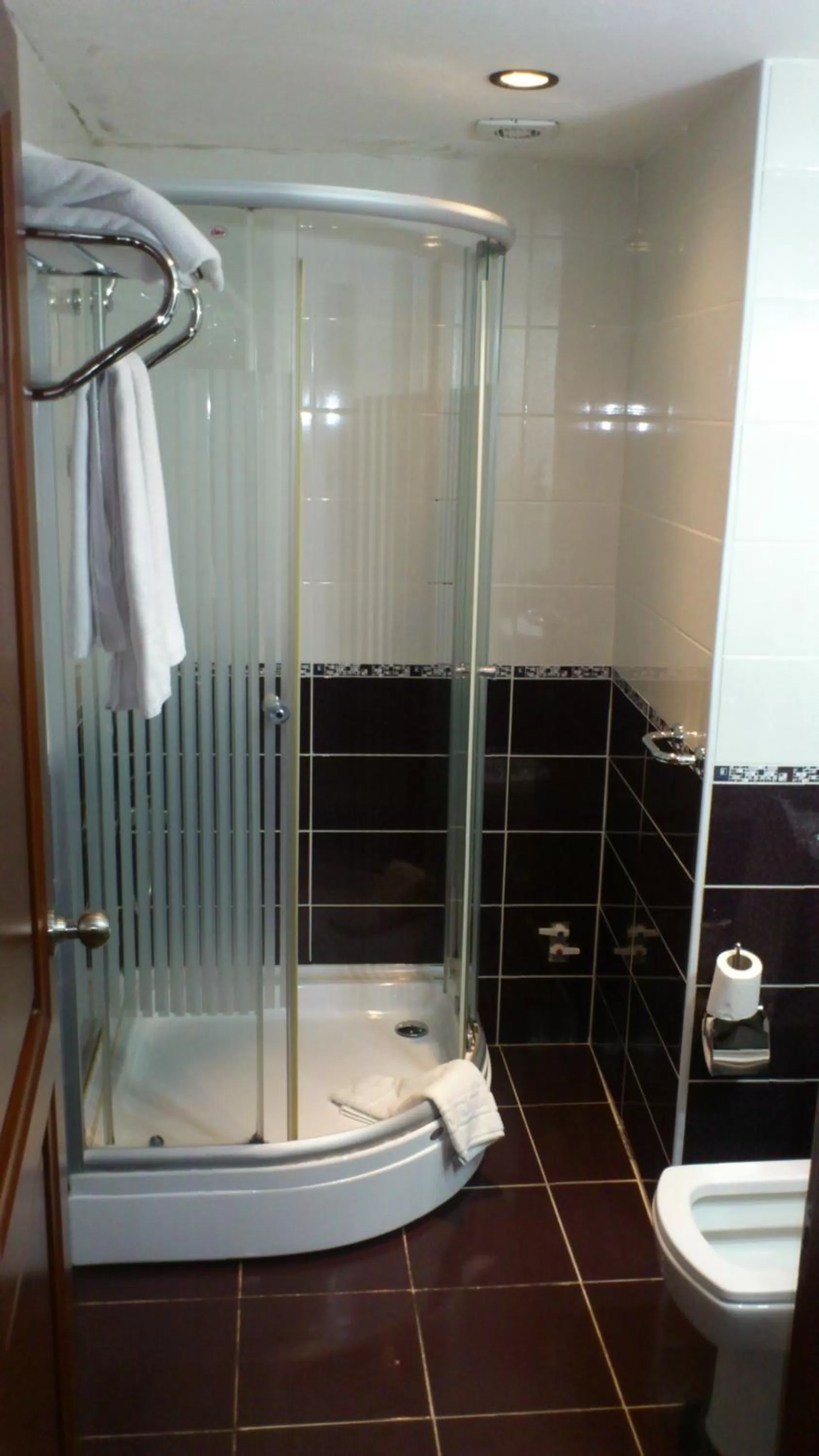 Shower in Basileus Hotel